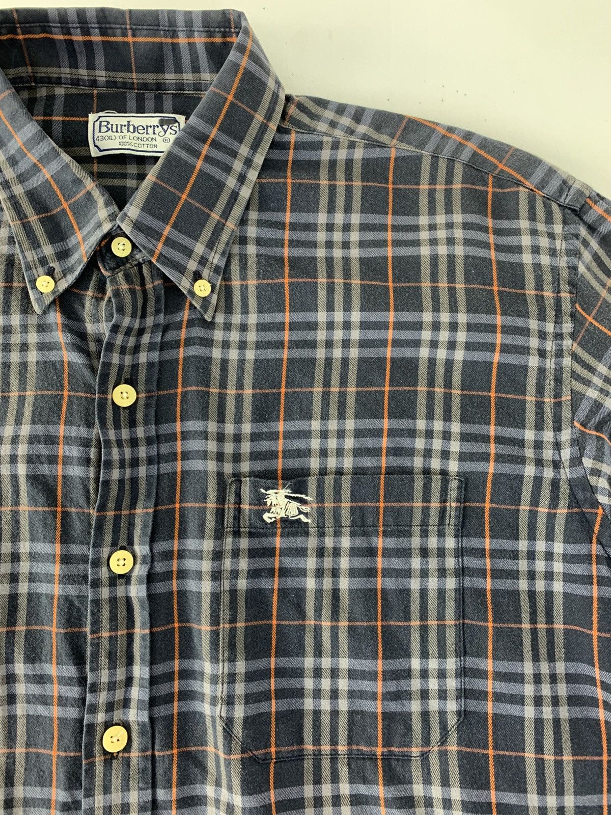 Burberry Burberrys Of London Nova Checked Monogram Button Up Shirt Size US L / EU 52-54 / 3 - 4 Thumbnail
