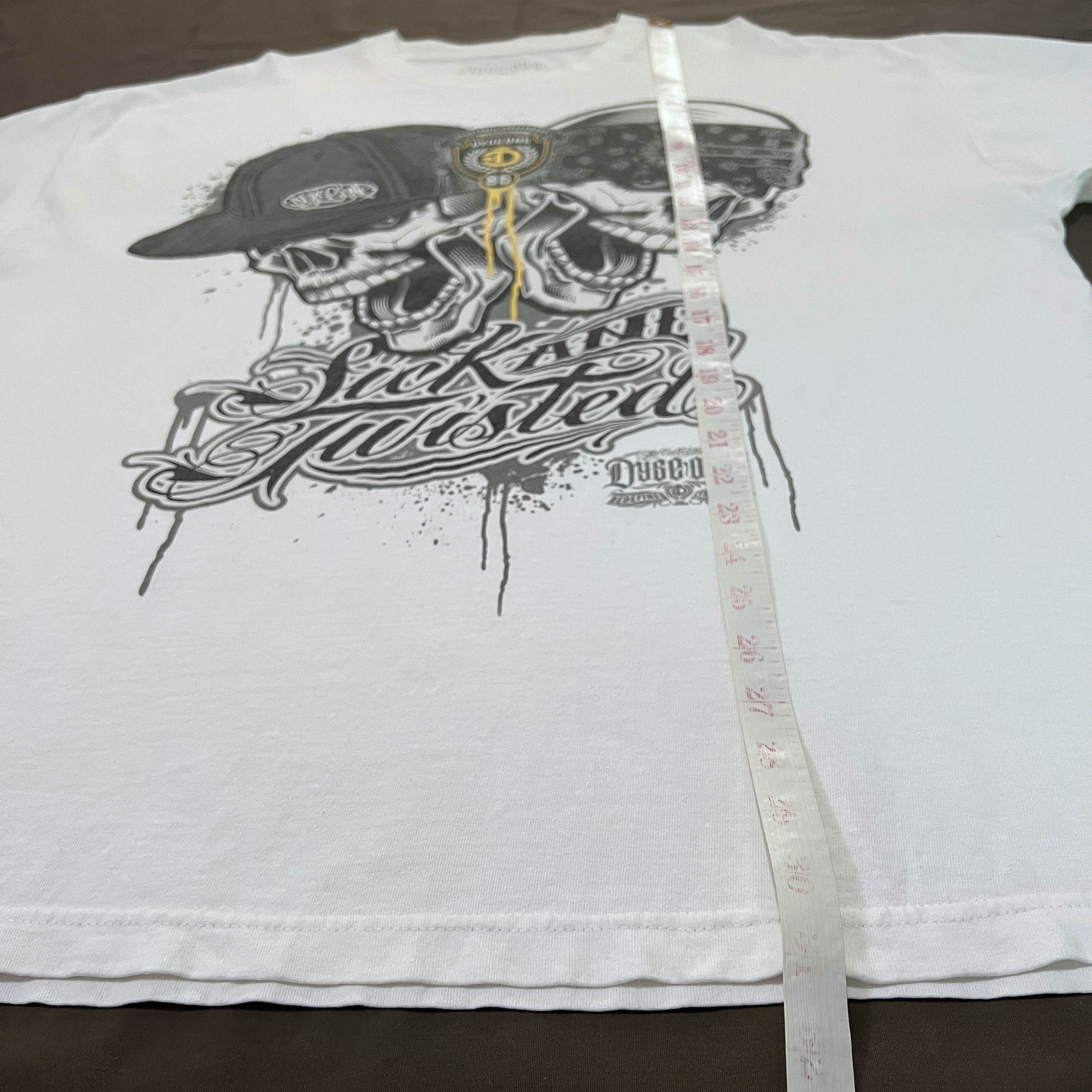 Rap Tees Dyseone skulls oversized hiphop Tee 2XL graphic streetwear Size US XXL / EU 58 / 5 - 10 Thumbnail