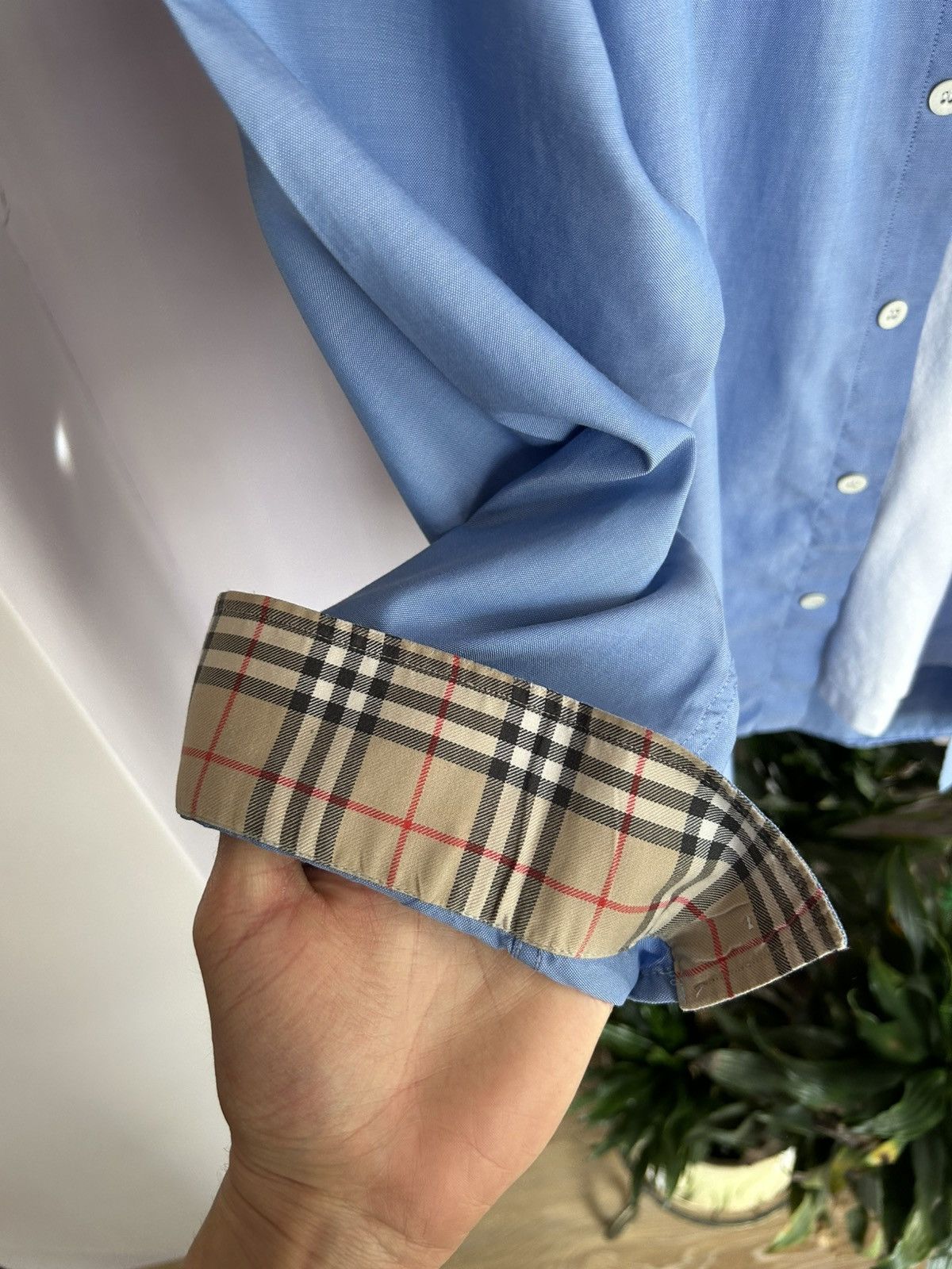 Burberry Burberry Shirt Pattern Checked Button Ups Size US L / EU 52-54 / 3 - 5 Thumbnail