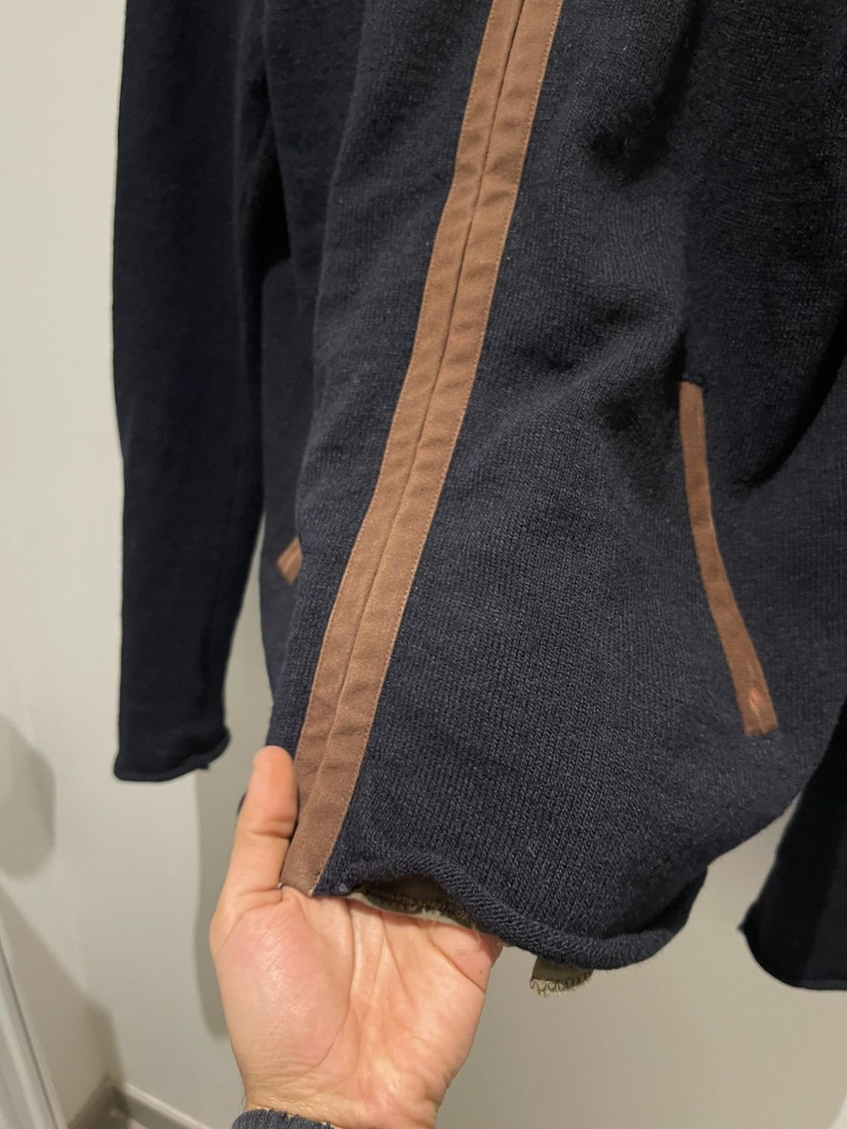 Kolor Kolor Fall 2010 Wool Zip Jacket with Contrast Canvas Tape Size US S / EU 44-46 / 1 - 4 Thumbnail