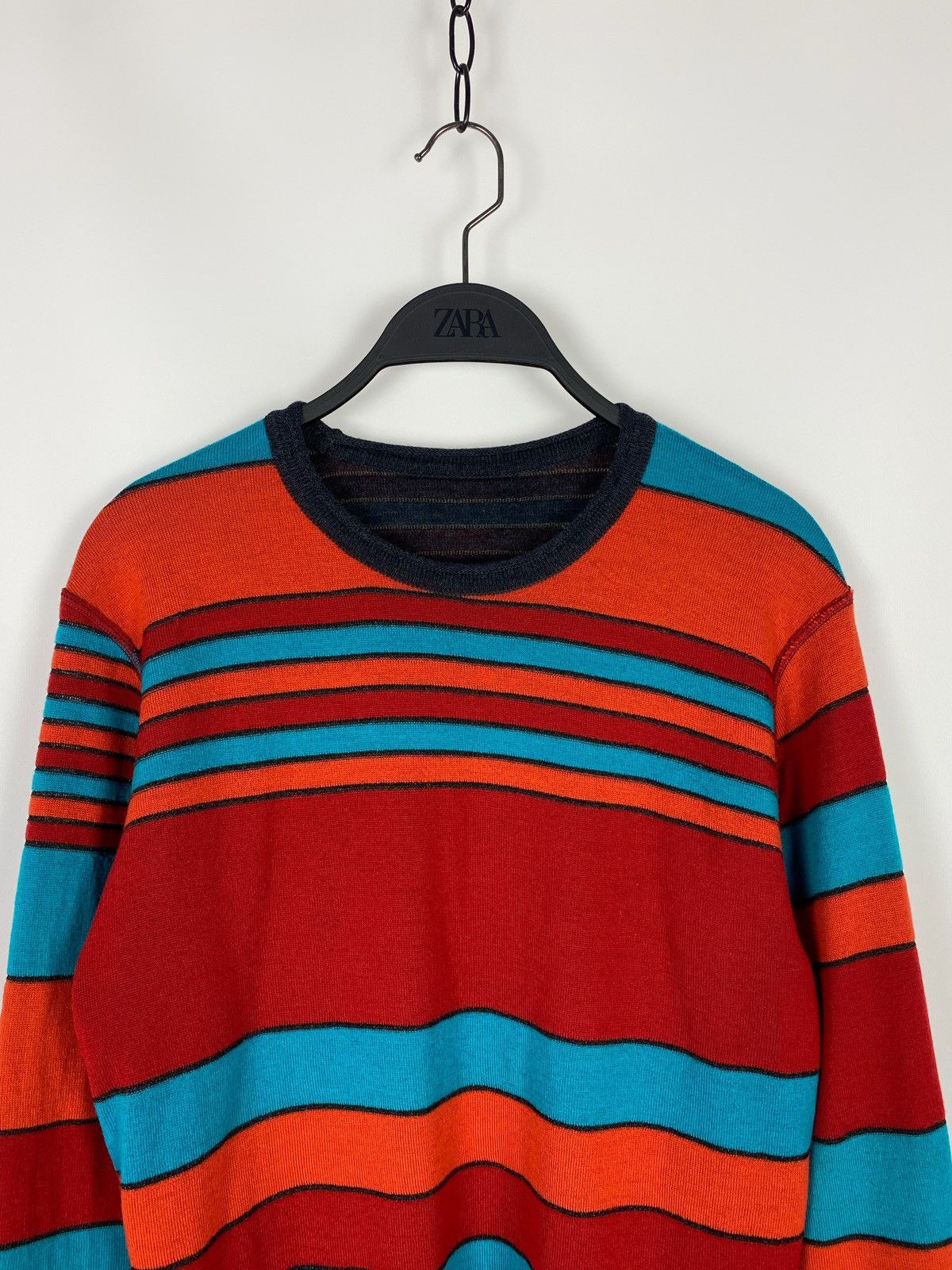 Issey Miyake Issey Miyake Men Wool Reversible Colorblock Sweater Size US S / EU 44-46 / 1 - 2 Thumbnail