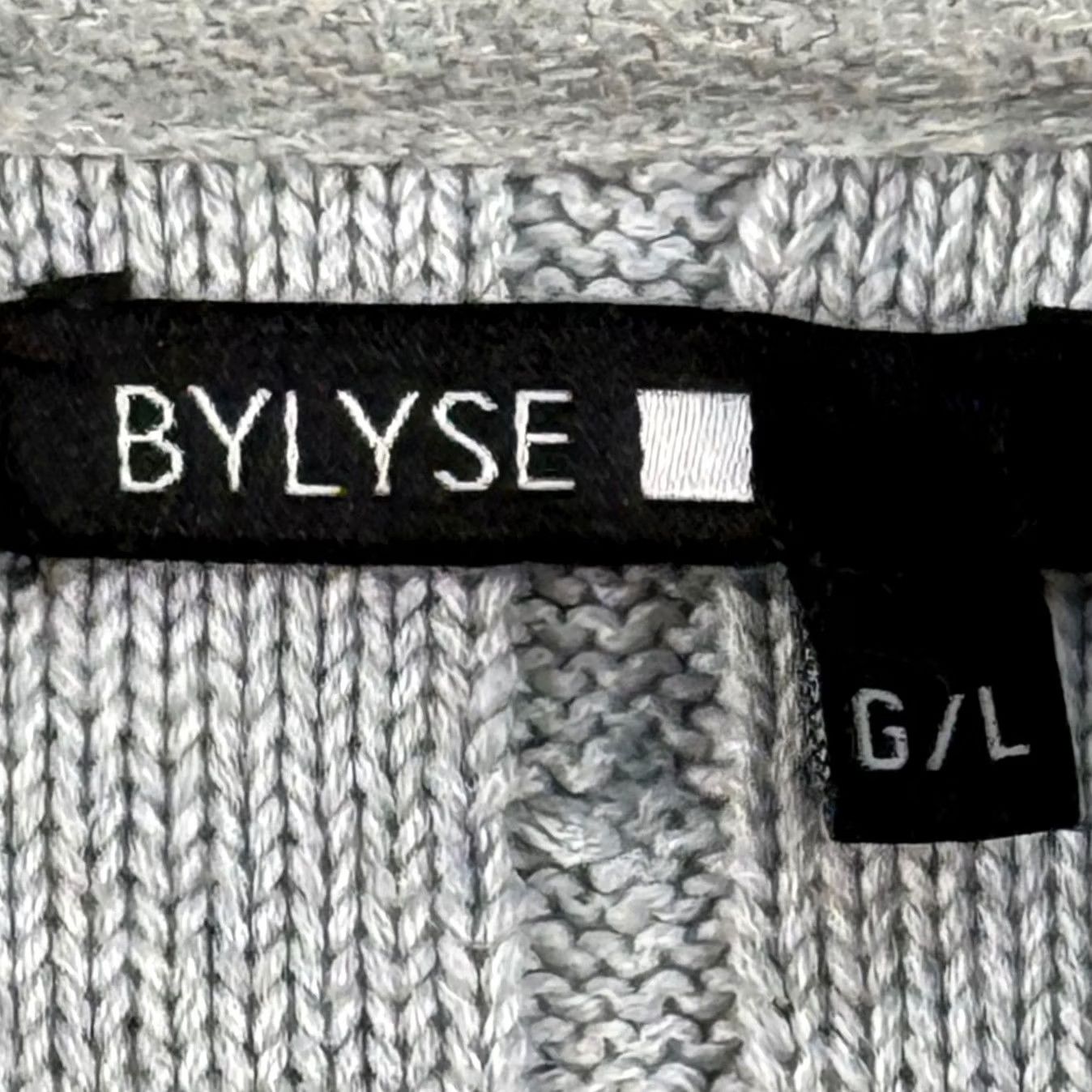 Vintage BYLYSE Cable Knit Trim Full Zip Hoodie Sweatshirt Mixed Media Coastal Grandma L Womens Size L / US 10 / IT 46 - 5 Thumbnail