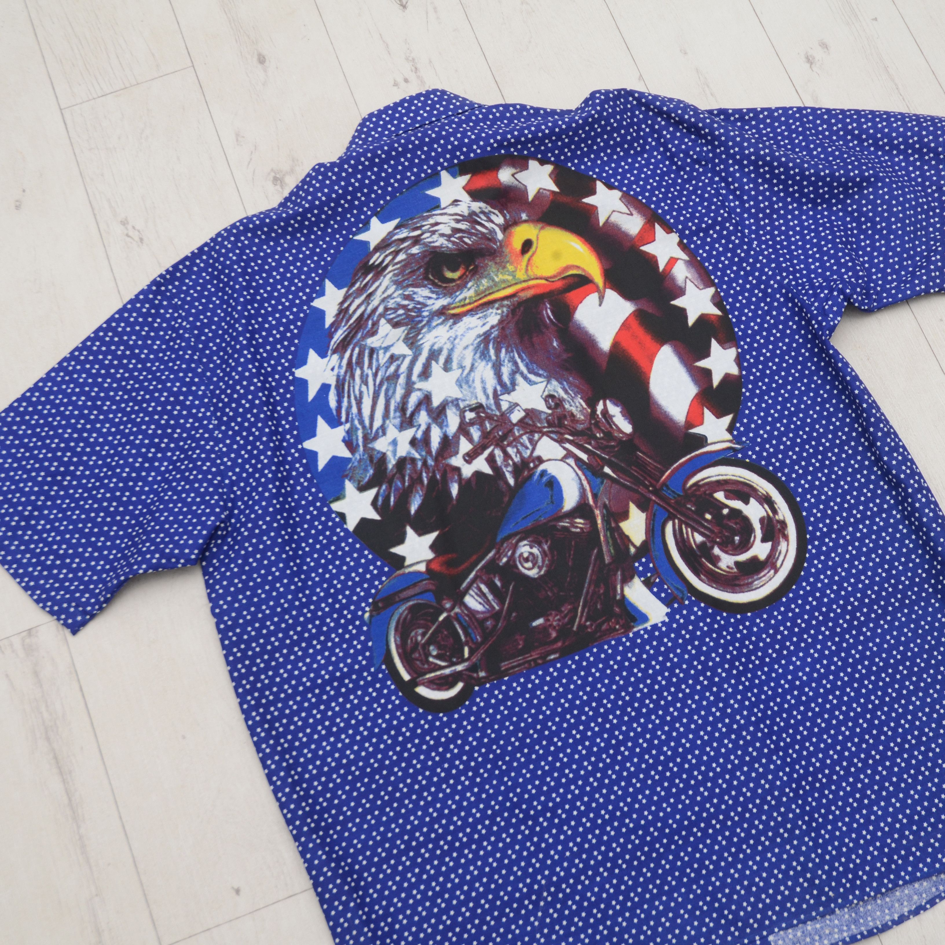 Other × Vintage Vintage Wild American Rock Eagle tee heavy t-shirt Size US L / EU 52-54 / 3 - 7 Thumbnail