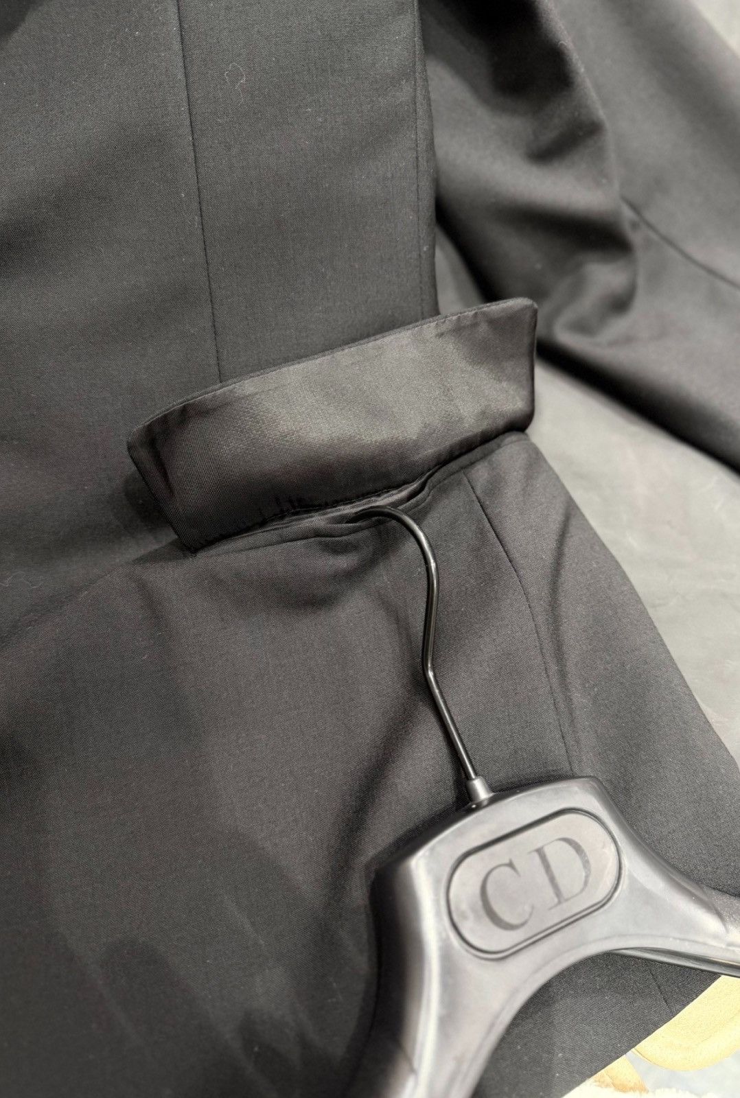 Dior Dior SS22 Black Single-Breasted Suit Jacket,Pants Kim Jones Size 48S - 3 Thumbnail
