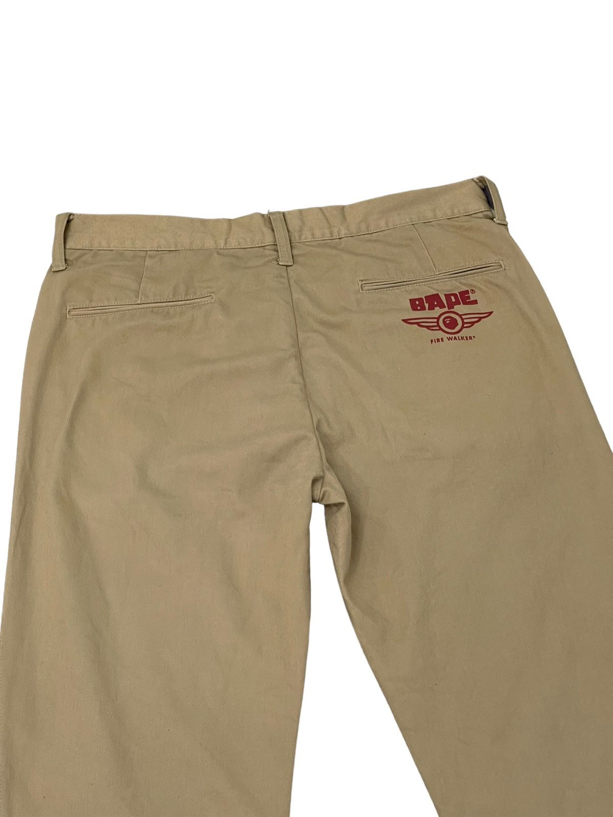 Bape Bape Nigo Era Khaki Pant Fire Walker Regular Straight 7🟦7 Size US 32 / EU 48 - 18 Thumbnail