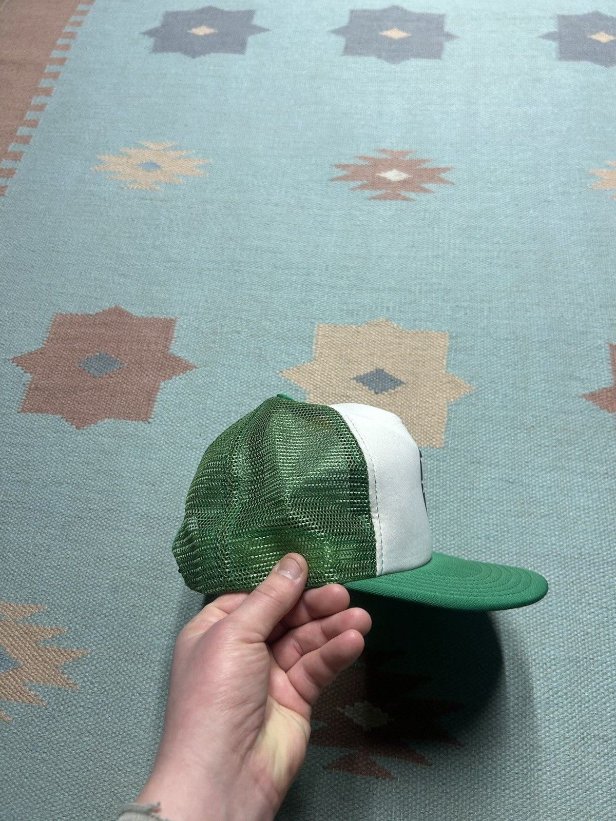 Vintage Vtg trucker hat mesh LAN country club Lansing Michigan snap Size ONE SIZE - 7 Thumbnail