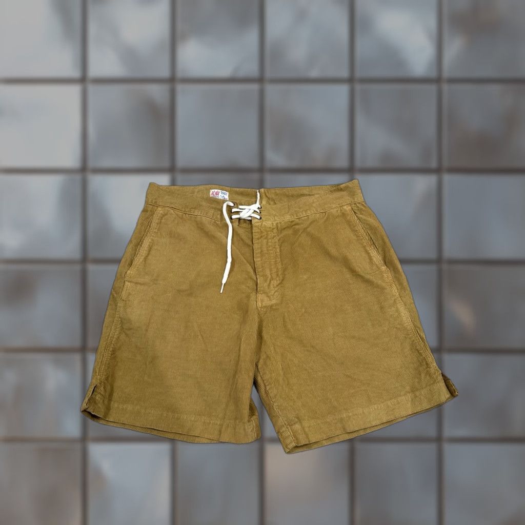 M.Nii Corduroy Shorts Tan Beach Surf Shorts 31 Men Regular Casual Travel 31 In USA Corduroy Beach Surf M.Nii Mens Shorts Tan 31 US