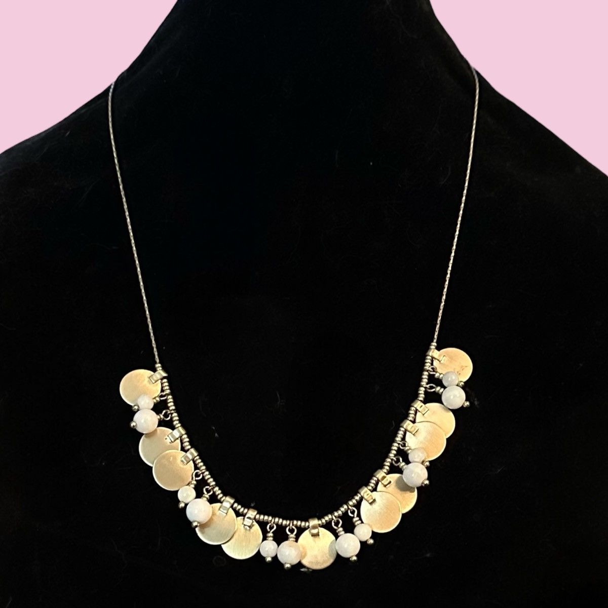 Lucky Brand Lucky Brand gold tone beads and discs necklace Size ONE SIZE - 1 Thumbnail