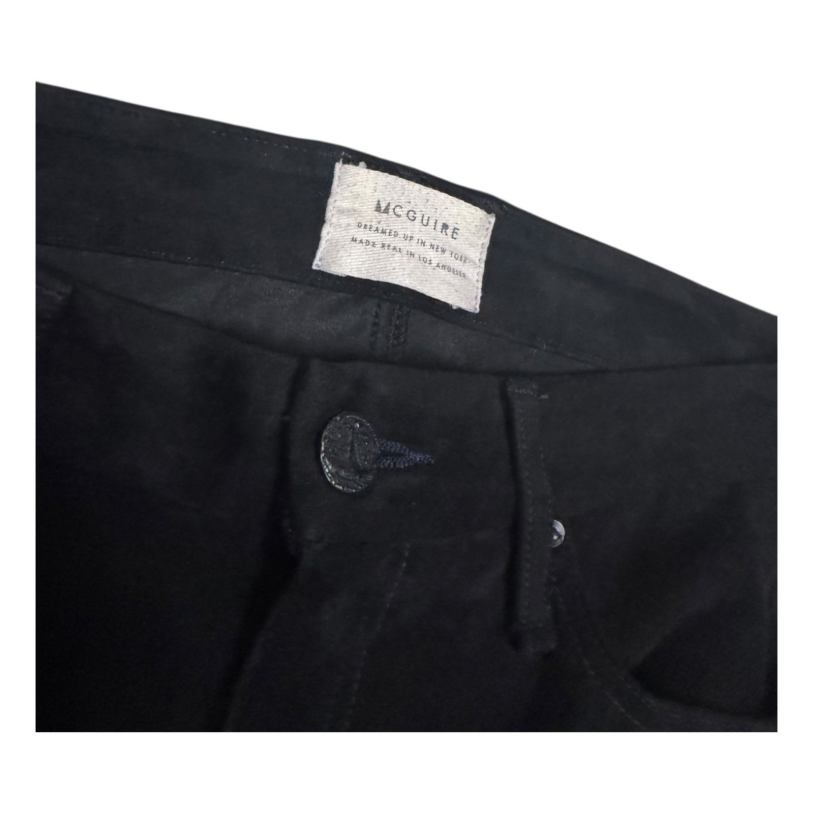 Anthropologie MCGUIRE Anthropologie Vegan Suede Designer Jeans Pants 34x30 Size 34" / US 12 / IT 48 - 2 Thumbnail