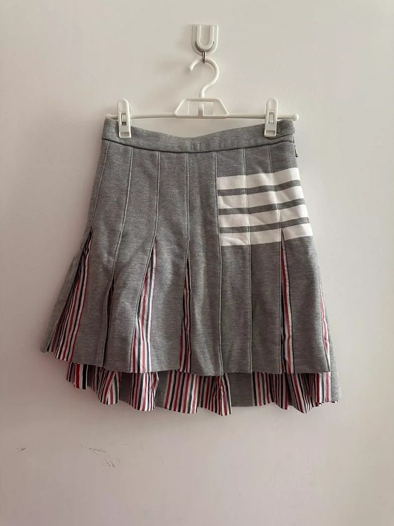 Thom Browne Thom Browne Pleated Mini Skirt - dmc Size US 36 / EU 52 - 1 Thumbnail