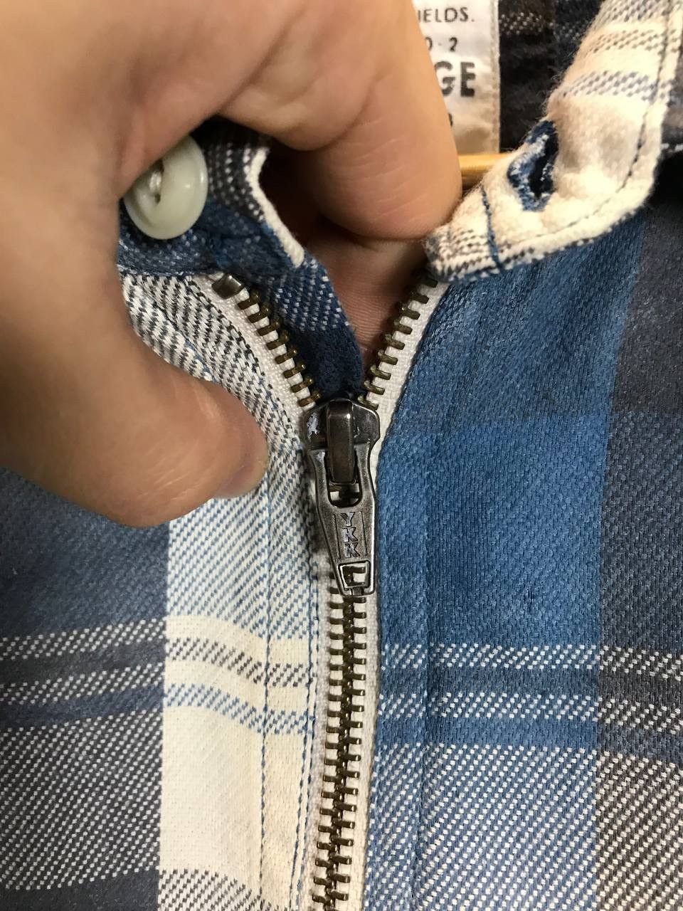 Allsaints Allsaints vintage flannel zip shirt Size US XL / EU 56 / 4 - 4 Thumbnail