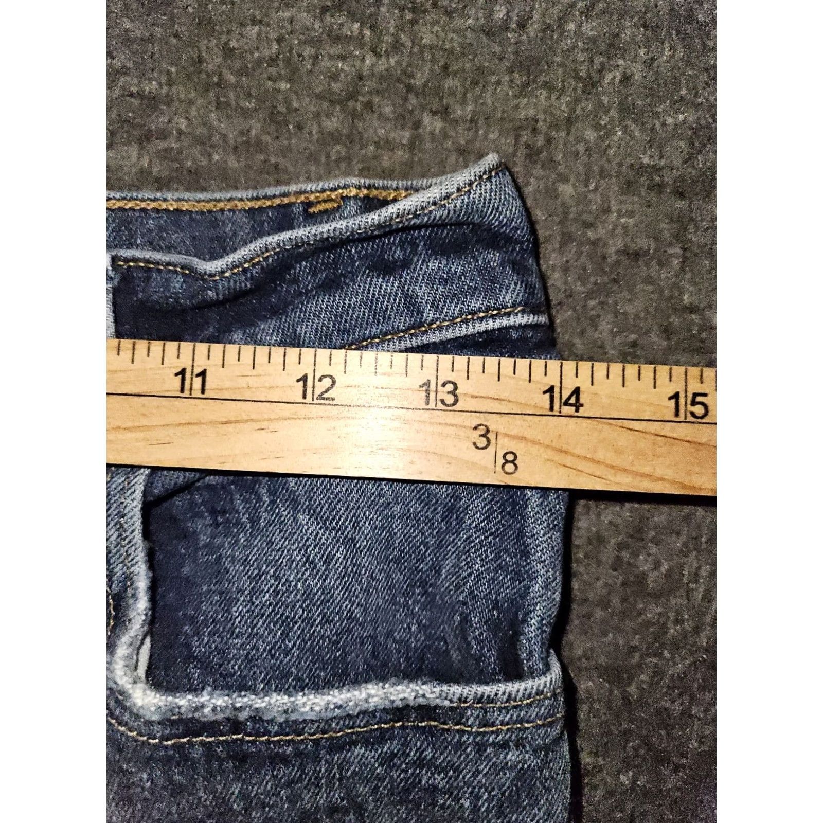 Abercrombie & Fitch VINTAGE Abercrombie & Fitch The 70's Flare Jeans Women's 2 Regular 27 in Blue Denim Jeans Flared 90s Bohemian Love Womens Size 26" / US 2 / IT 38 - 3 Thumbnail