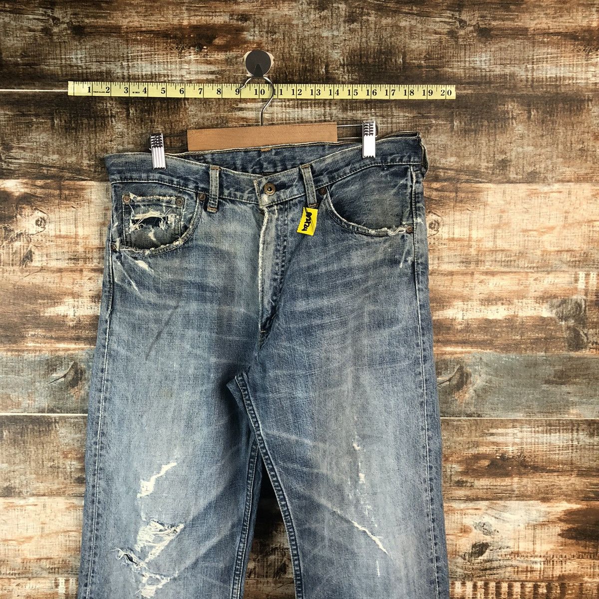 Levi's Levis Blue Distressed ripped Denim Pants #A2119 Size US 32 / EU 48 - 9 Thumbnail