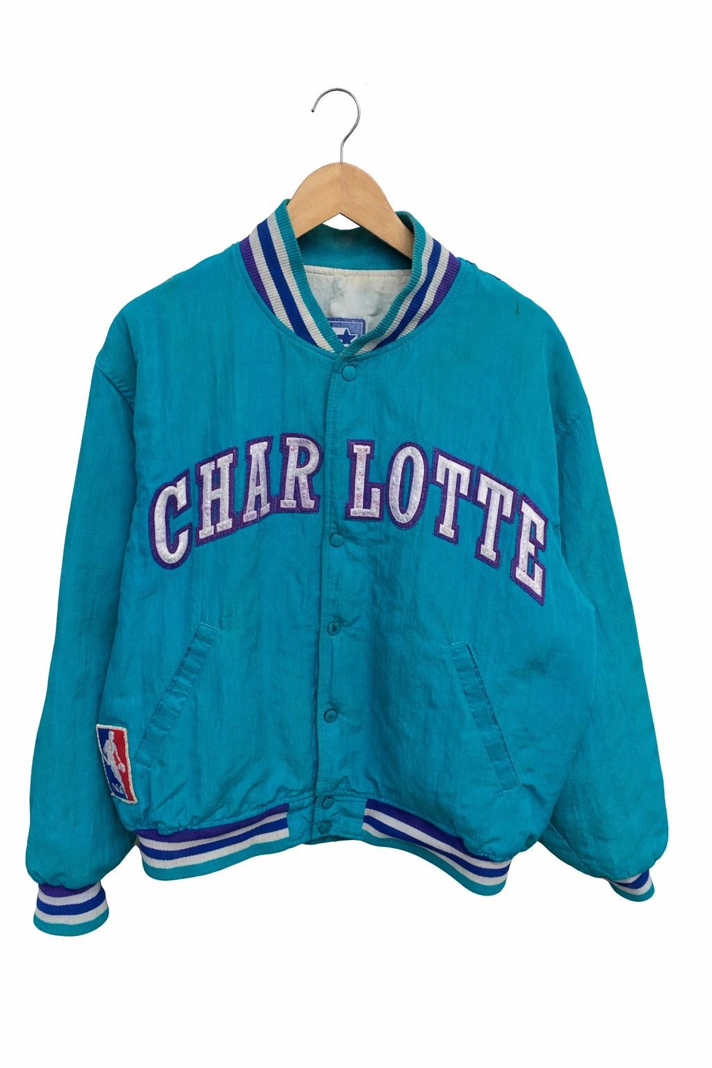 Starter Starter jacket vintage charlotte hornets Size US L / EU 52-54 / 3 - 2 Thumbnail