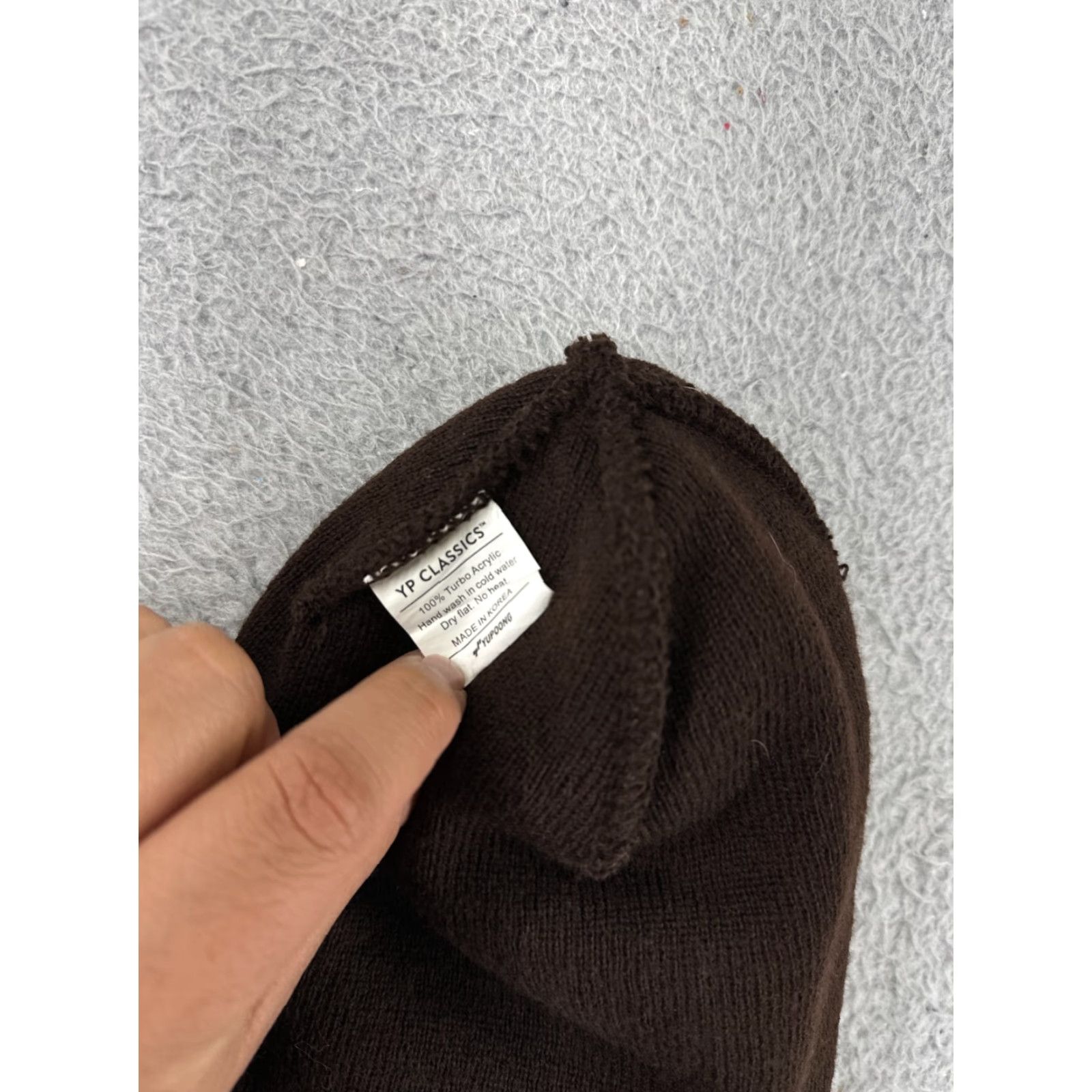 Vintage VF Brown Knit Beanie Toque Adult One Size Fits All Ski Logo Hat Mens Size ONE SIZE - 6 Thumbnail