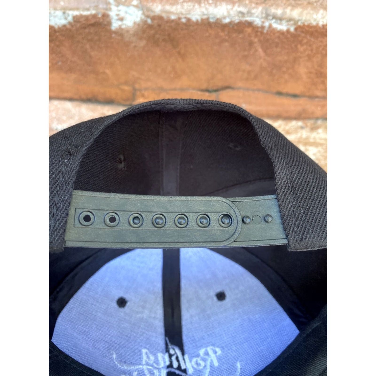 Vintage Rolling Loud Hat Snap Back Cap Black Cotton Knit Solid Adjustable Men One Size Vintage: No USA Sports Outdoor 90s Theme Size ONE SIZE - 4 Thumbnail