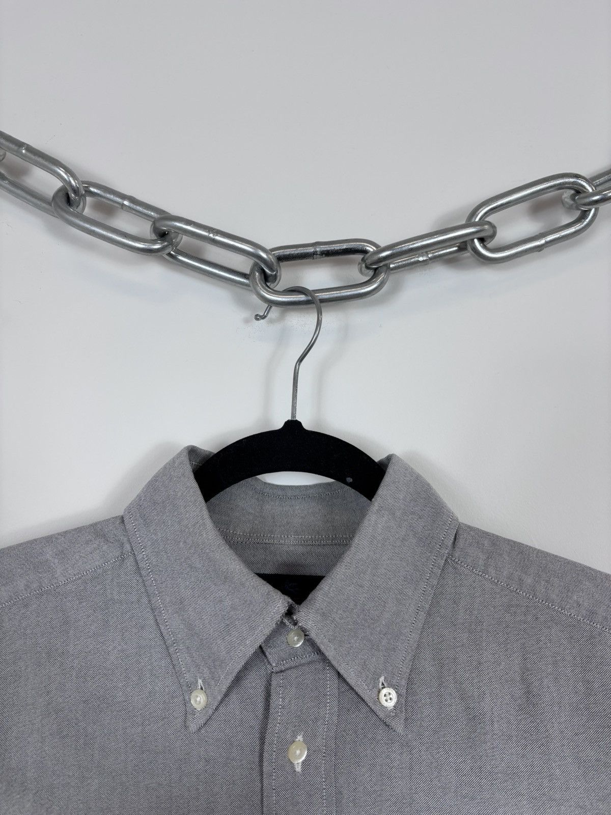 Etro Etro Men’s Textured Grey Long Sleeve Shirt Button Down Size US L / EU 52-54 / 3 - 5 Thumbnail