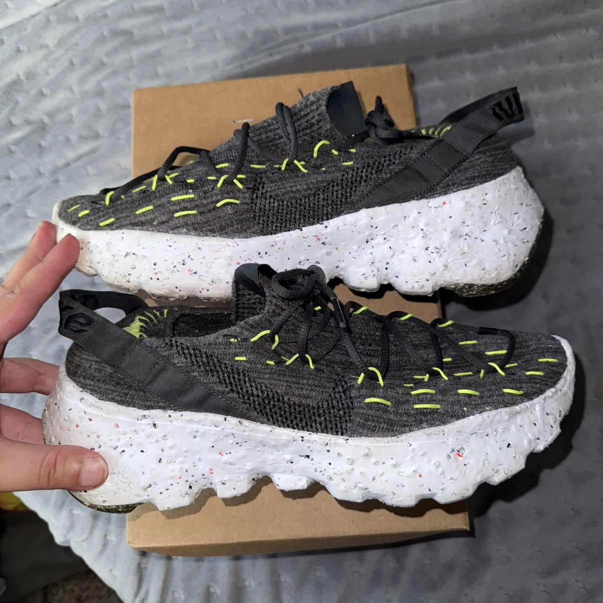 Nike Nike Space Hippie 04 Black Volt Size US 10 / EU 43 - 3 Thumbnail
