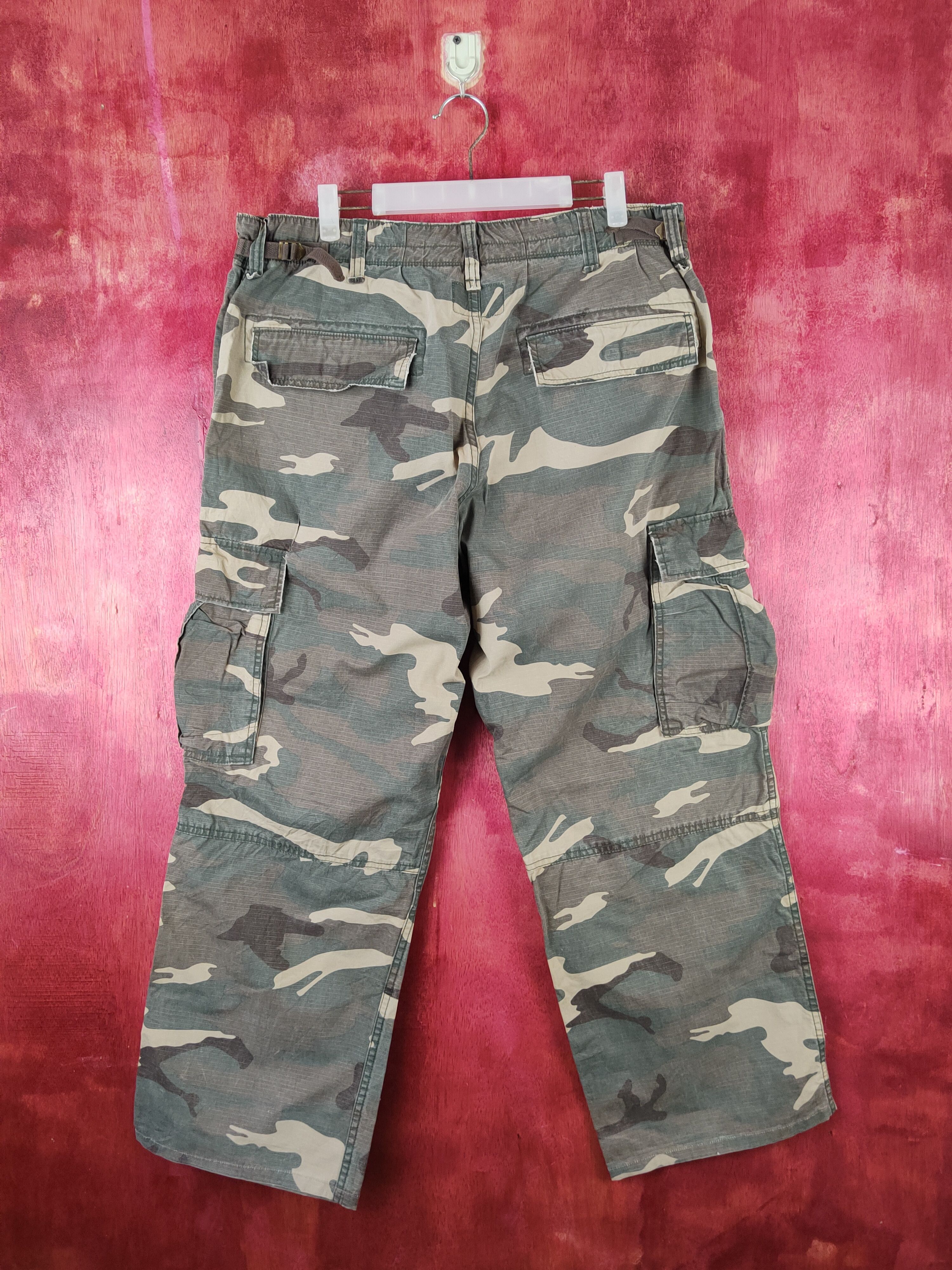 Avirex Avirex Camouflage Multipocket Tactical Cargo Pants #S1752 Size US 33 - 7 Thumbnail