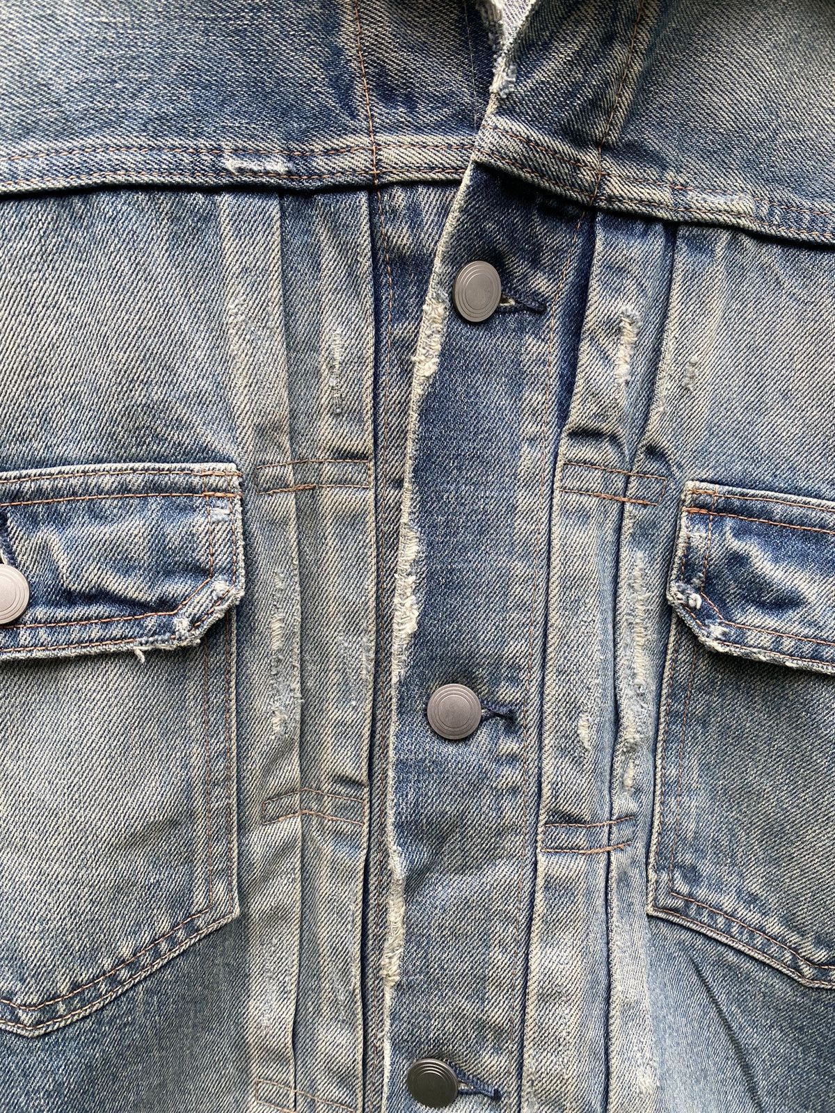 John Elliott Blue Thumper Denime Jacket Season ten