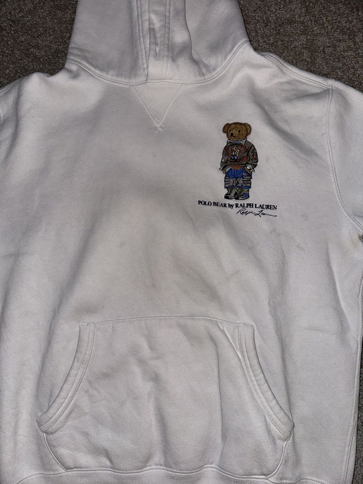 Polo Ralph Lauren Polo Ralph Lauren Polo Bear Hoodie Sweatshirt Size US S / EU 44-46 / 1 - 3 Thumbnail