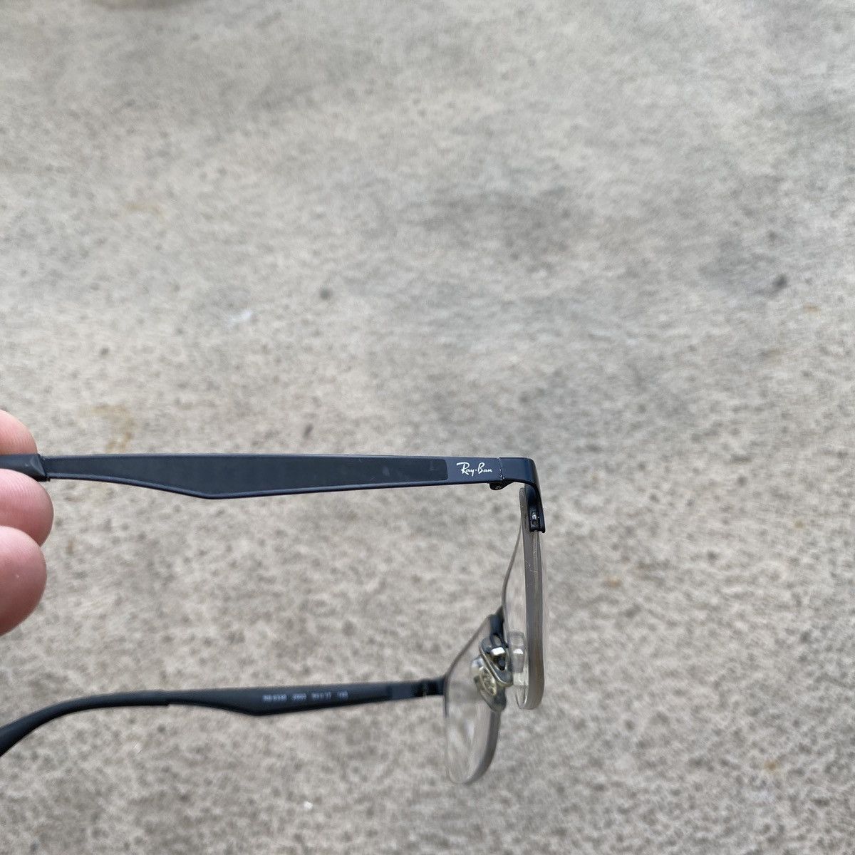 RayBan × Vintage vintage Ray Ban RB 6335 2503 54/17 Half Rim Eyeglasses Size ONE SIZE - 5 Thumbnail
