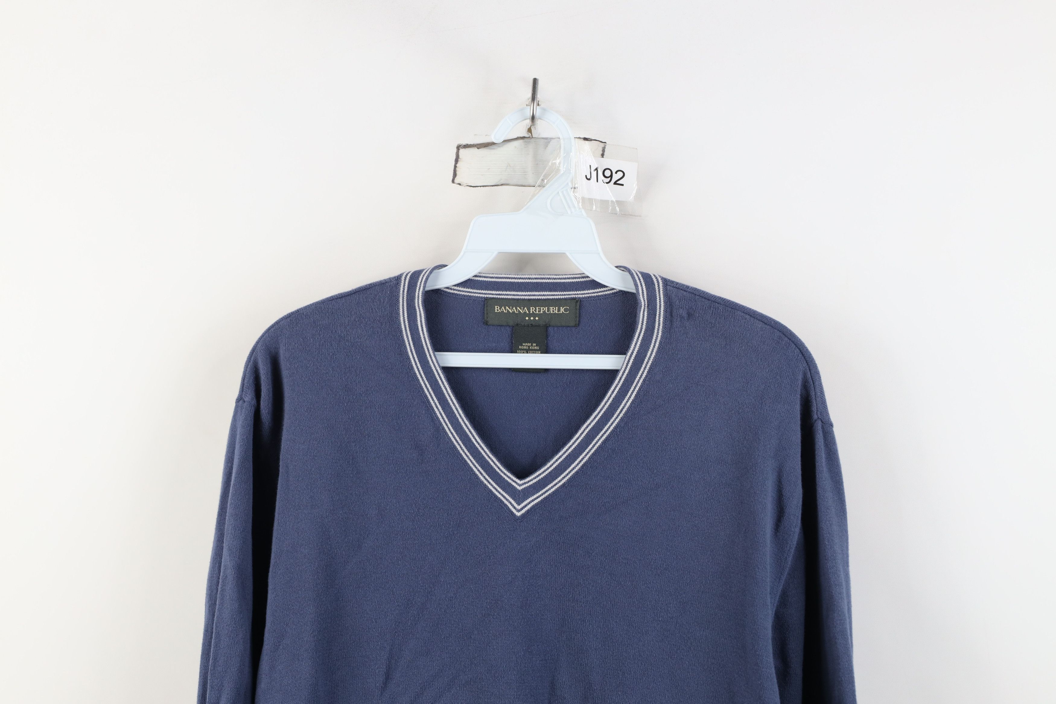 Banana Republic Vintage Y2K Banana Republic Ribbed Knit V-Neck Sweater Size US L / EU 52-54 / 3 - 2 Thumbnail