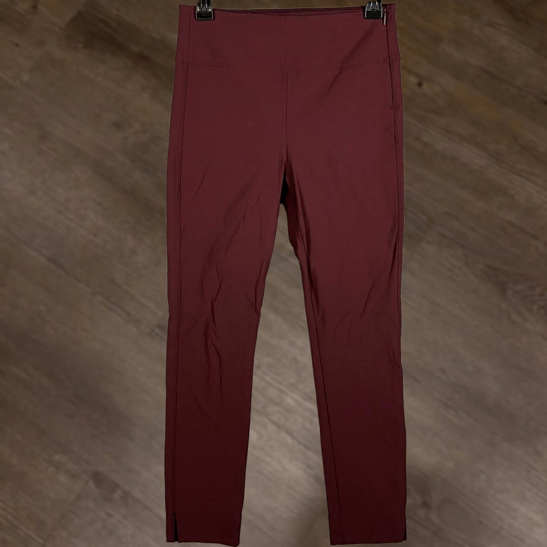 Athleta Athleta Wander Slim Ankle Pant Womens 4 Red - Slim Fit, High Rise, Side Zip, Pockets, Travel, Workwear, Techwear, Ankle Length, Nylon Spandex Size 27" / US 4 / IT 40 - 1 Thumbnail