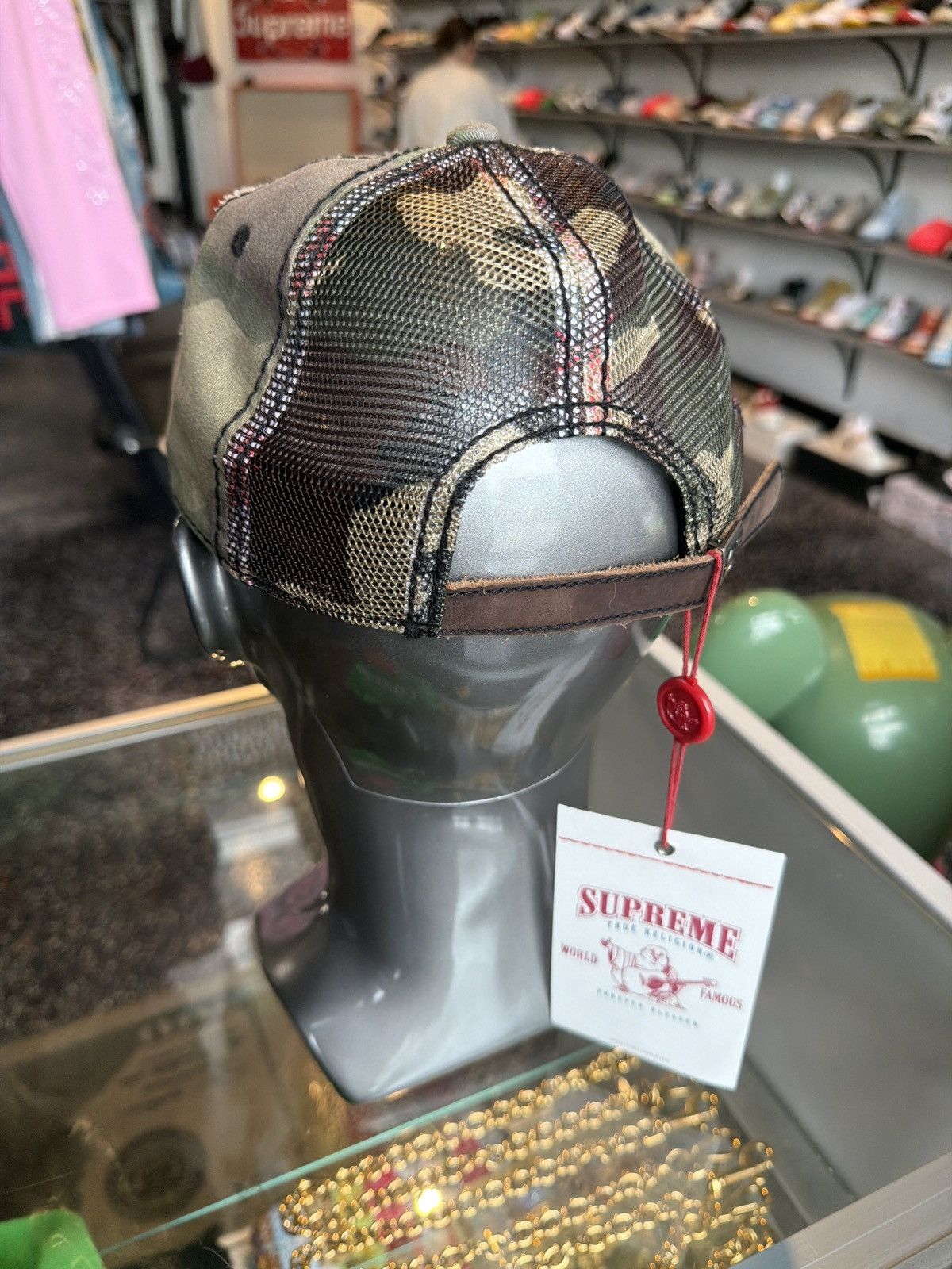 Supreme × True Religion Supreme X True Religion Camo Hat Size ONE SIZE - 2 Thumbnail