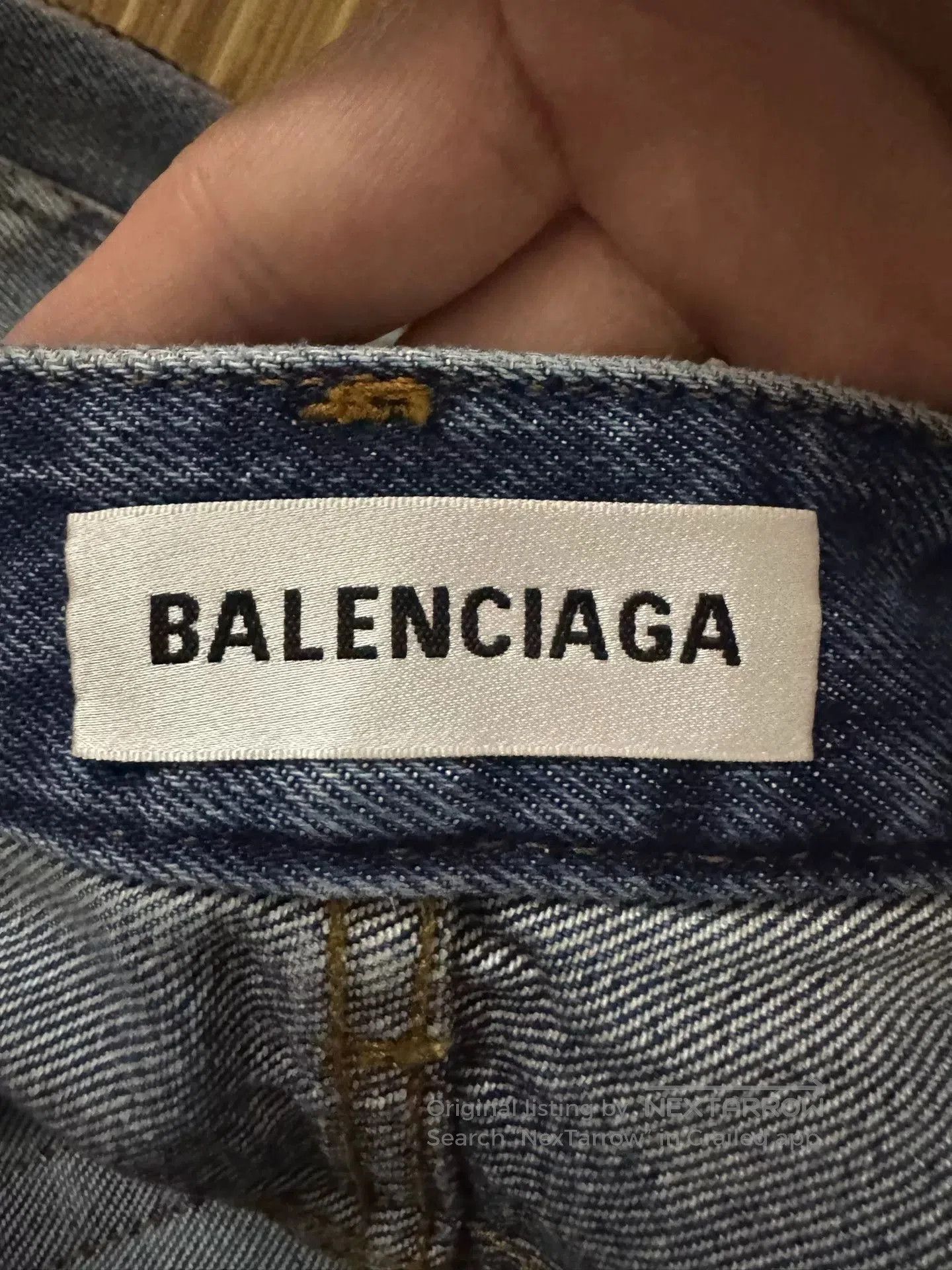 Balenciaga balenciaga patchwork denim skirt. Size 35" - 4 Thumbnail