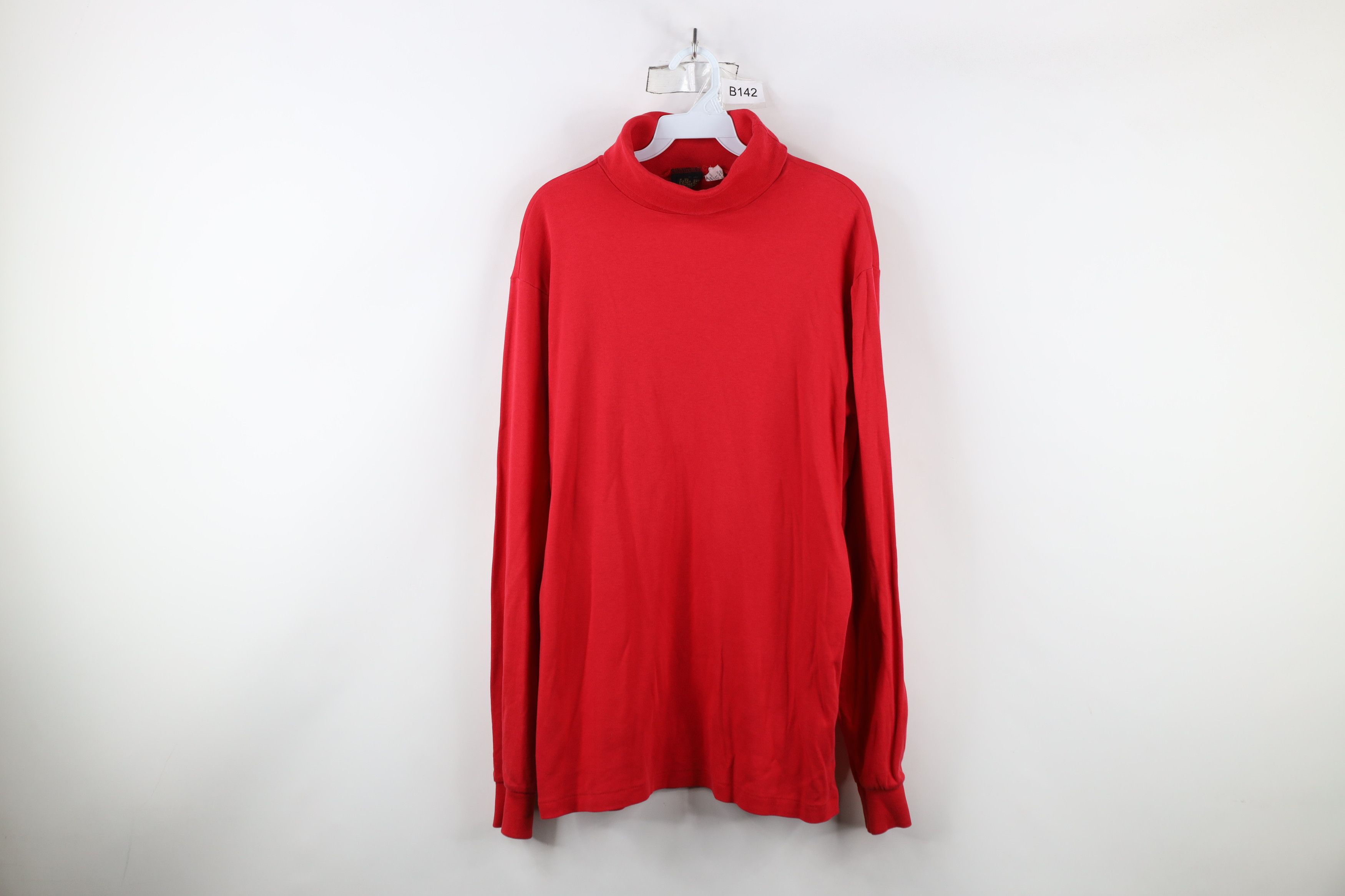 Eddie Bauer × Vintage Vintage 90s Eddie Bauer Long Blank Turtleneck T-Shirt USA Size US L / EU 52-54 / 3 - 1 Thumbnail