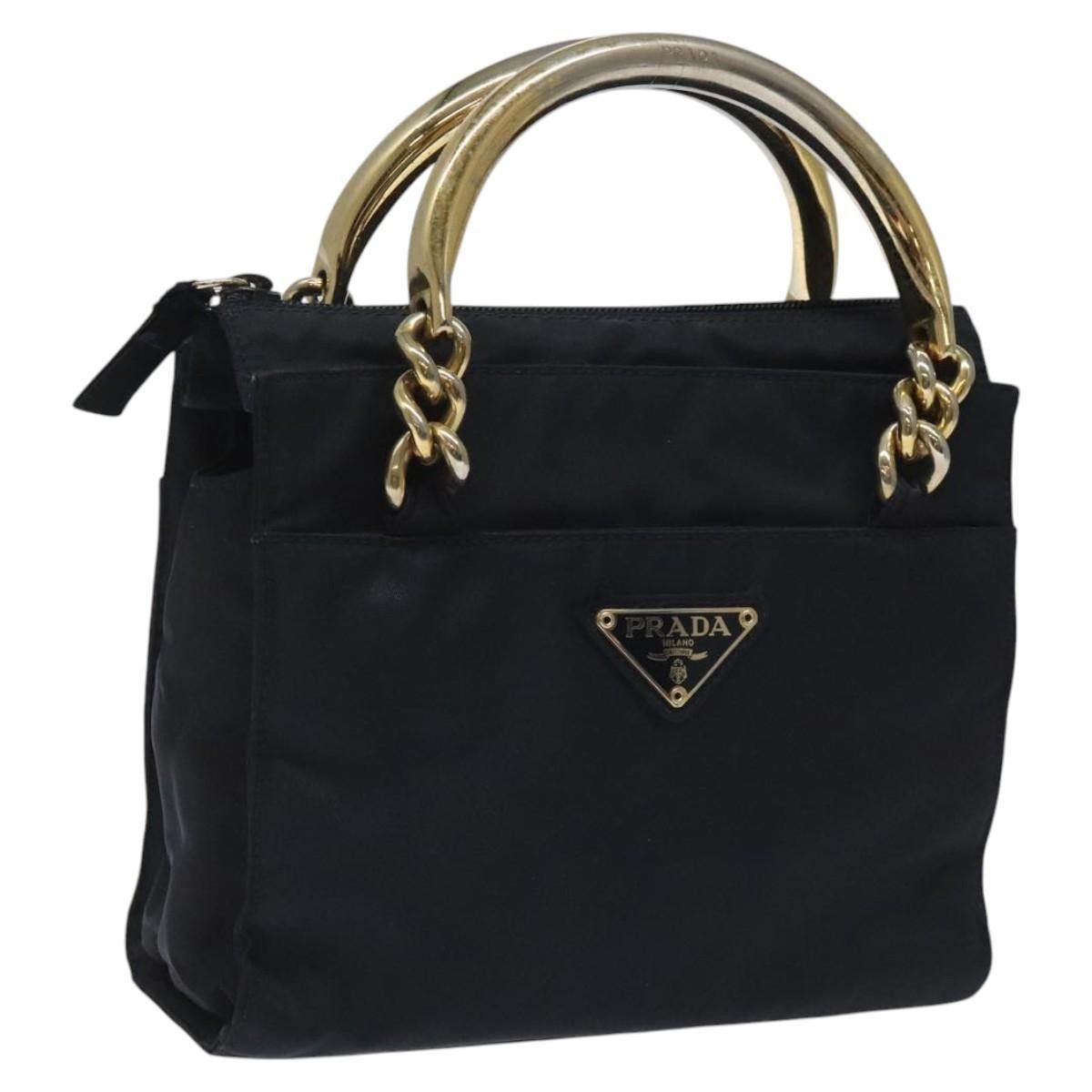 Prada Prada Metal Handles Tote Tessuto Size ONE SIZE - 1 Thumbnail