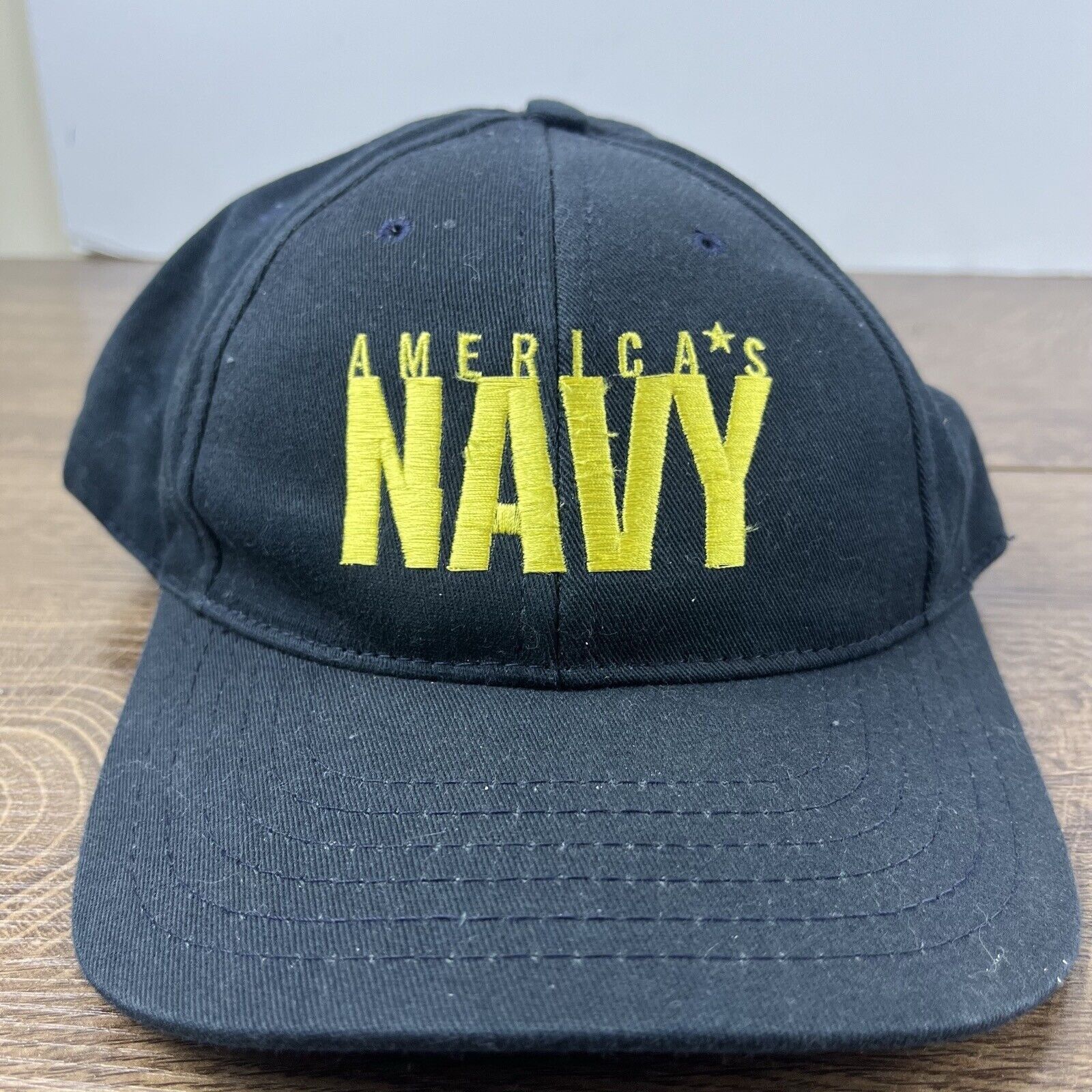 Other America's Navy Hat US Navy Hat Black Cap Hat Adjustable Hat Size ONE SIZE - 4 Thumbnail