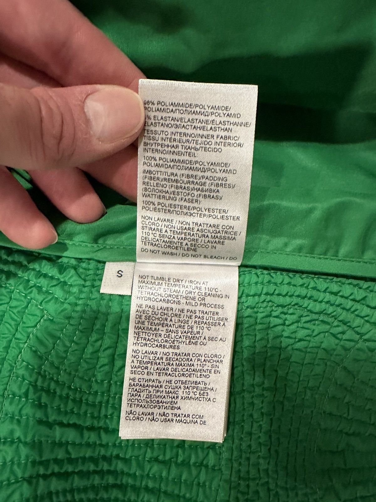 Bottega Veneta Bottega Veneta Green Inrecciato Padded Shell Gilet Vest Size US S / EU 44-46 / 1 - 10 Thumbnail