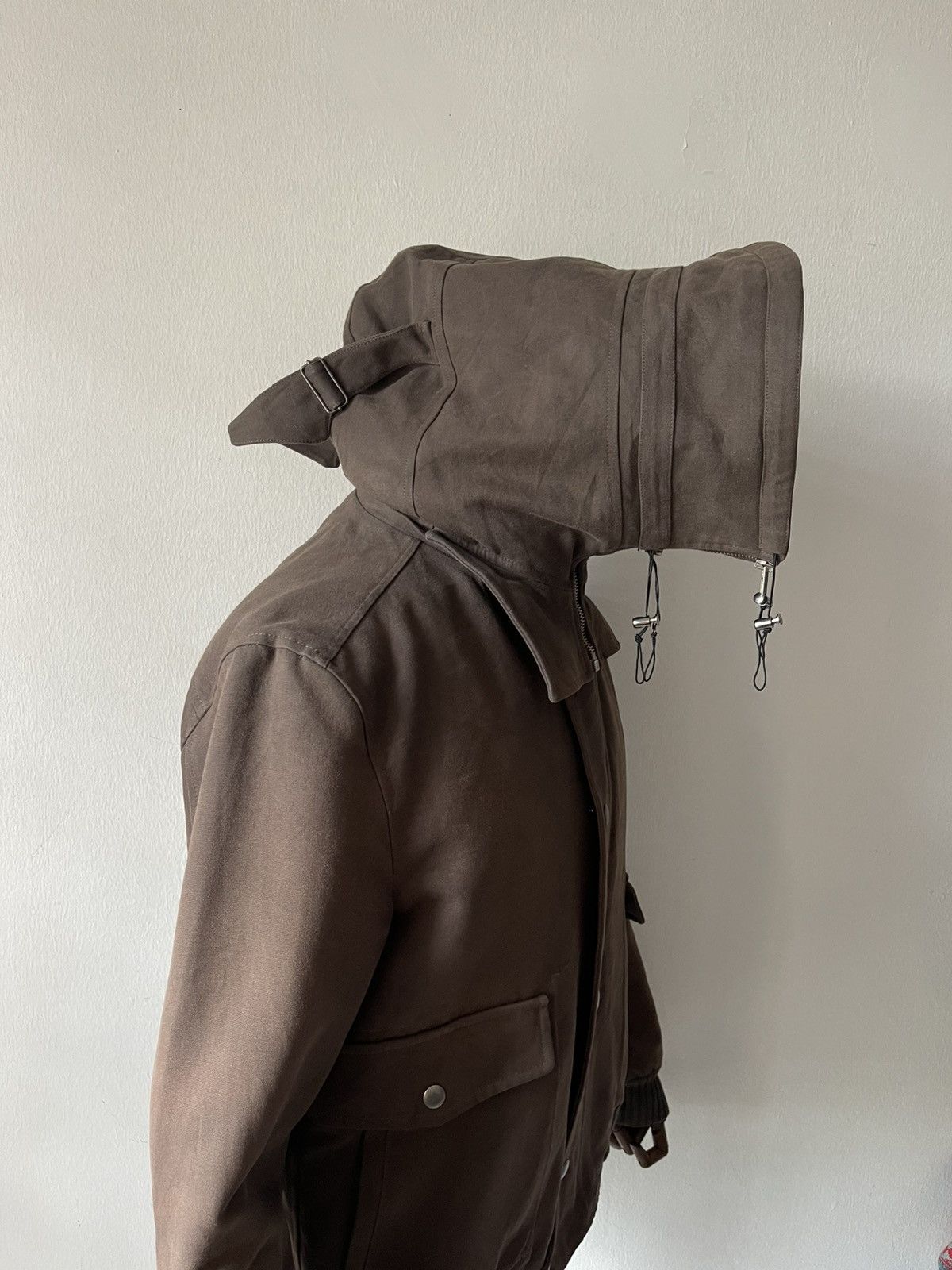 Hussein Chalayan Hussein Chalayan Hooded Bomber Jacket AW05 -"In Shadows" #98 Size US M / EU 48-50 / 2 - 8 Thumbnail