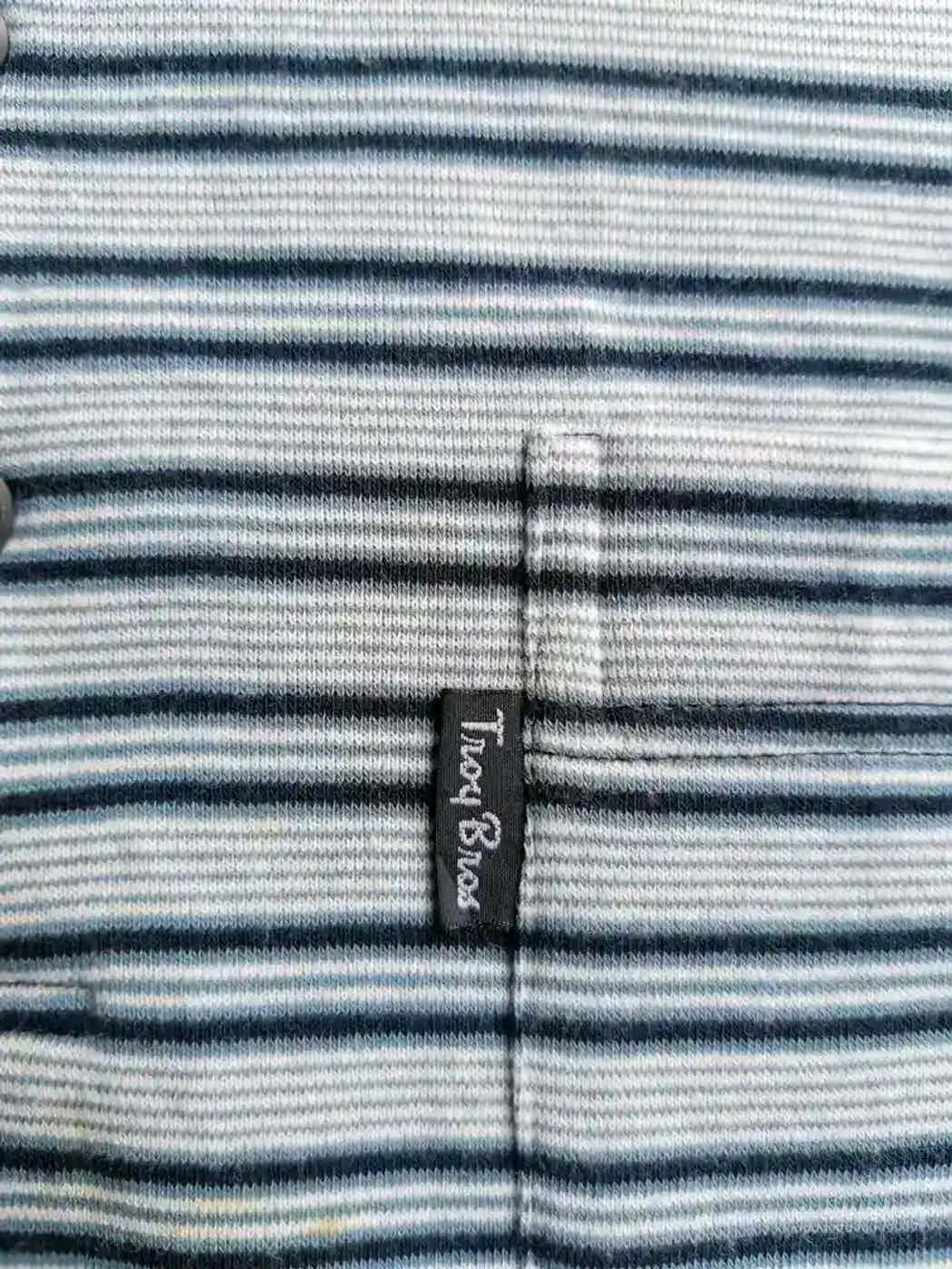 Japanese Brand Vintage Troy Bross Stripe Sweatshirt Size US M / EU 48-50 / 2 - 2 Thumbnail