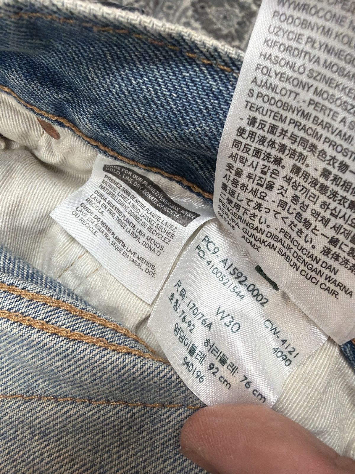 DENIM TEARS × Virgil Abloh Denim tears x Virgil abloh candle jeans Size US 30 / EU 46 - 7 Thumbnail