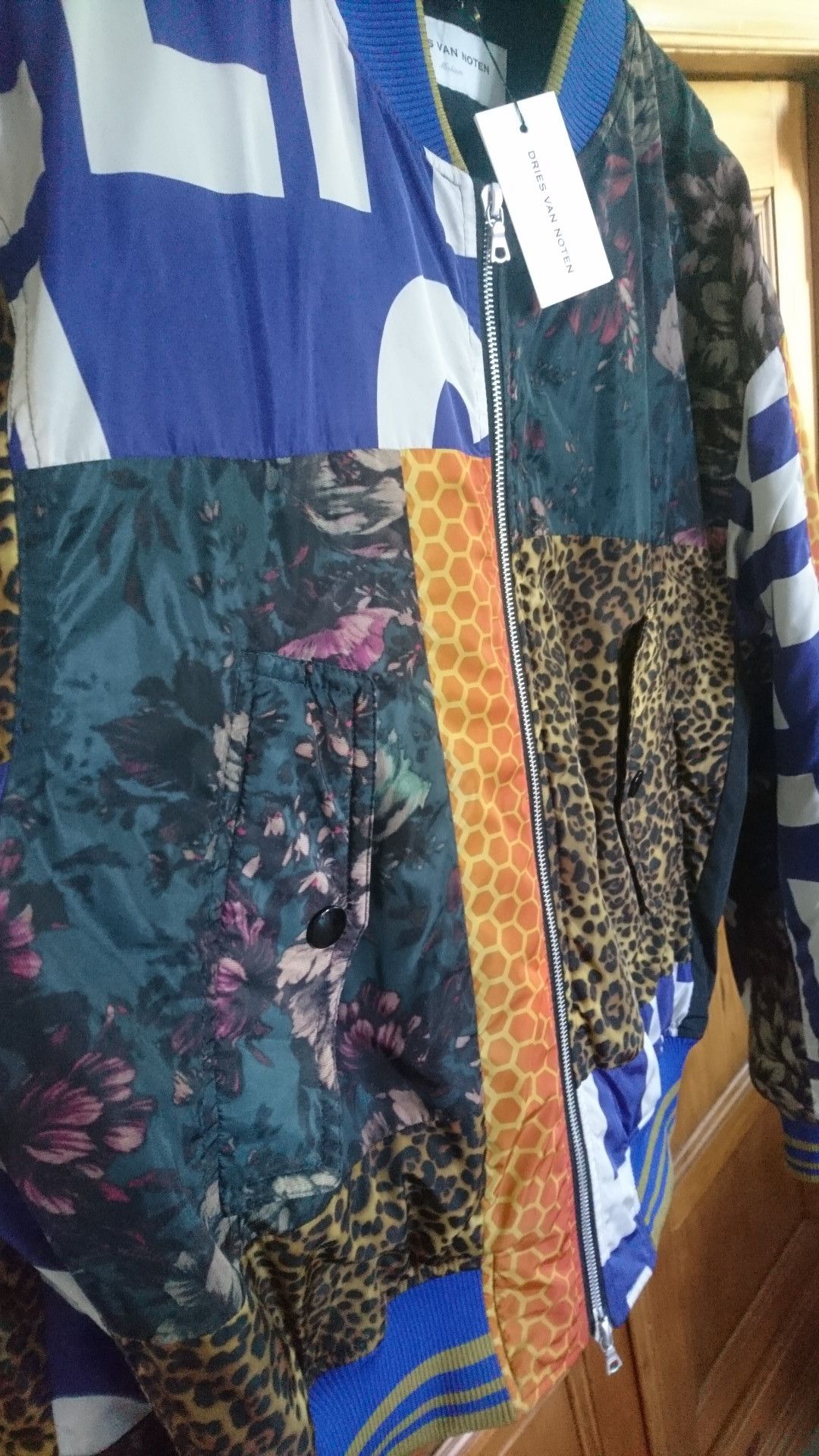 Dries Van Noten Dries Van Noten Multicolor Floral Leopard Jacket M L Size US M / EU 48-50 / 2 - 11 Thumbnail