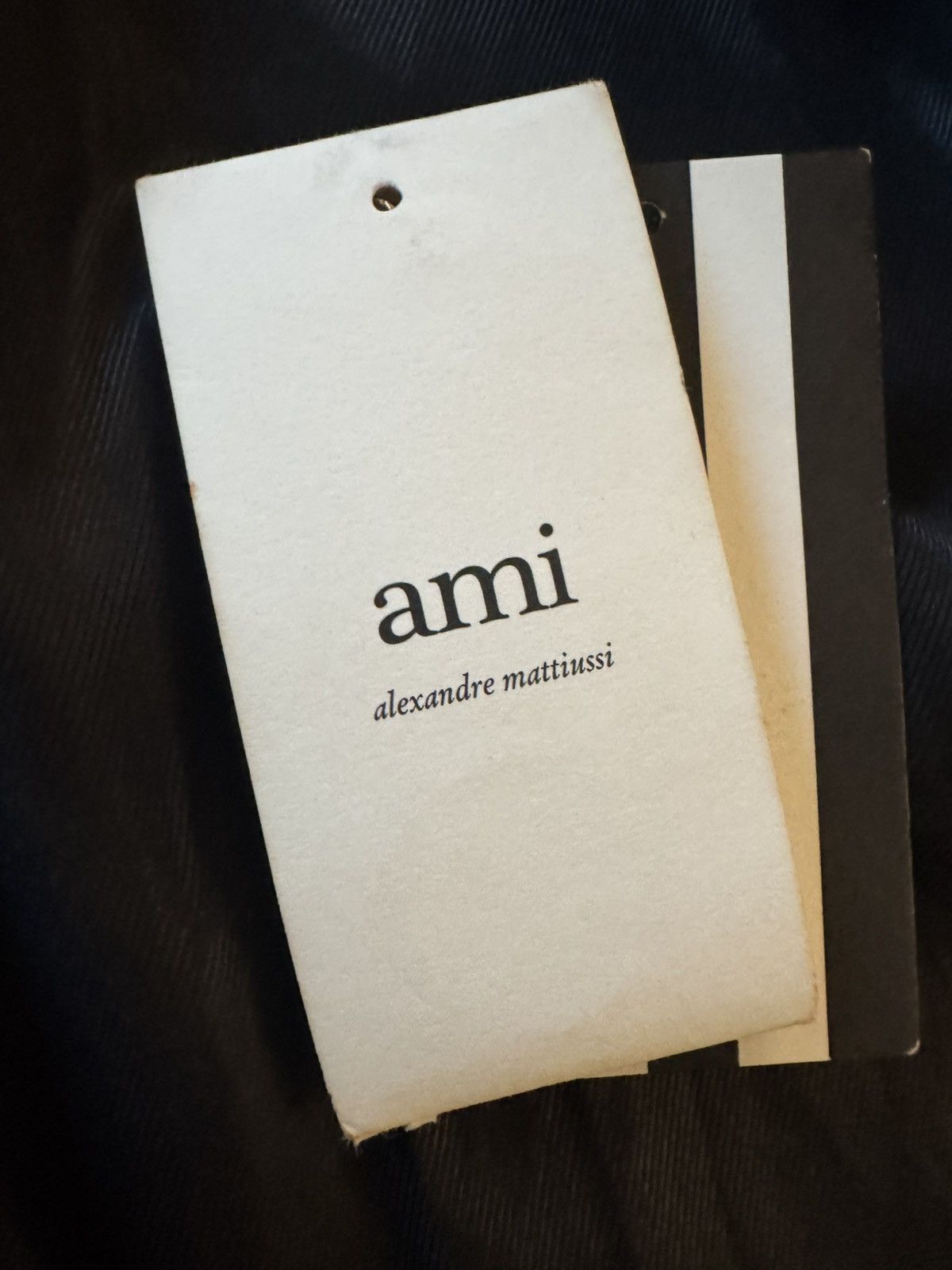 AMI AMI Paris Black Wool Overcoat w/Gold Button Detail Size US L / EU 52-54 / 3 - 7 Thumbnail