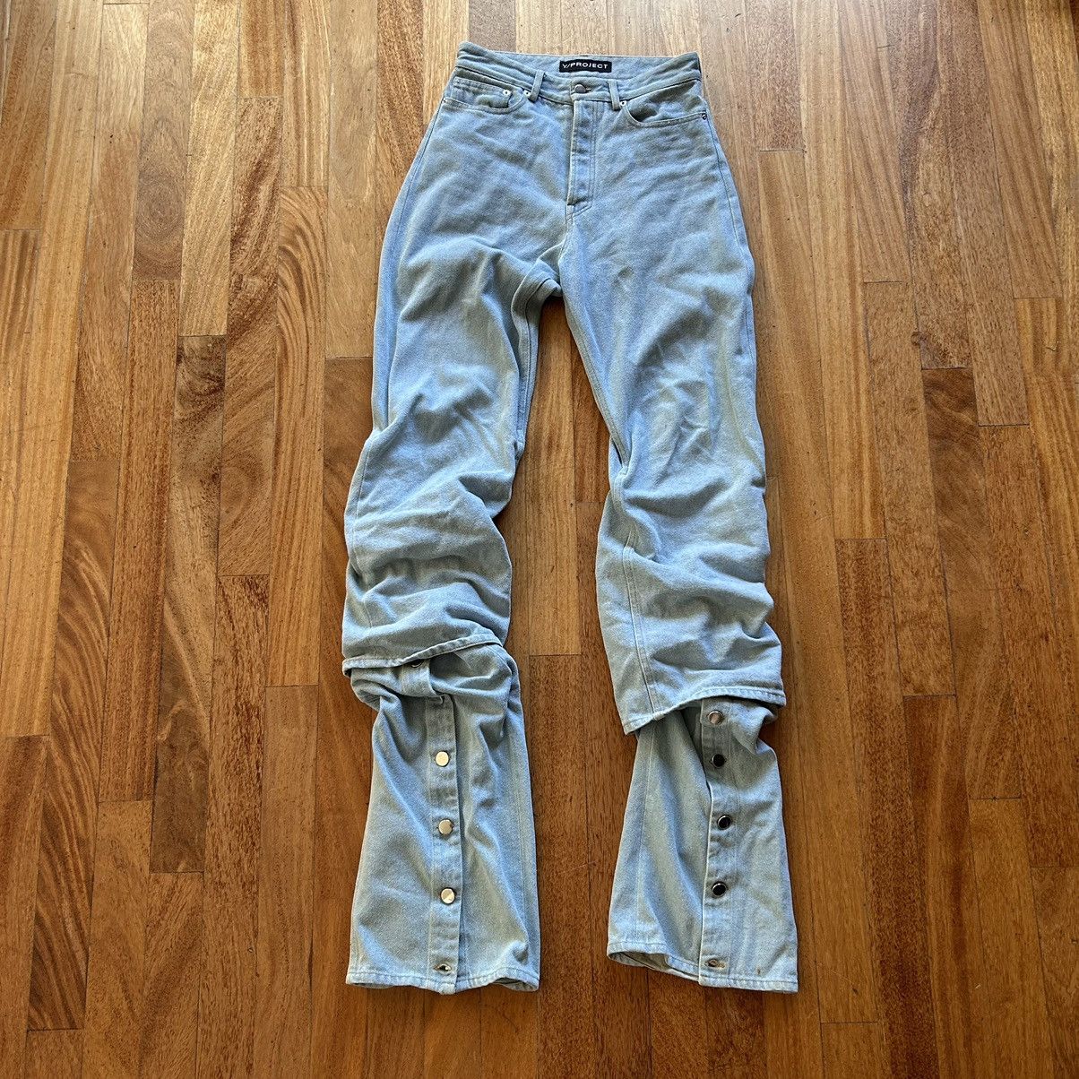 Y/Project Y/project FW16 deconstructed stacked denim jeans Size US 27 - 1 Thumbnail