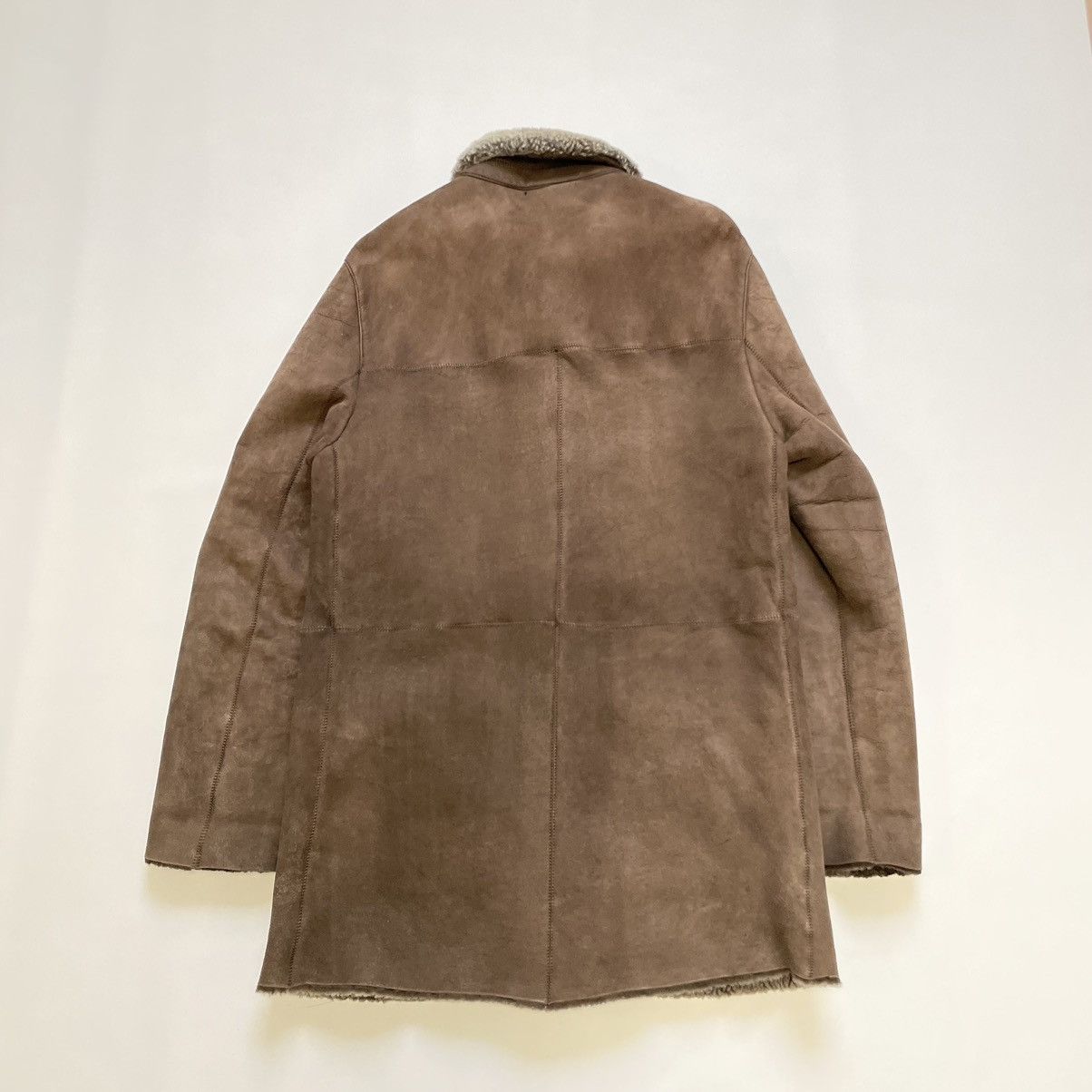 Prada A/W 07 Brown Shearling Overcoat Size US M / EU 48-50 / 2 - 16 Thumbnail