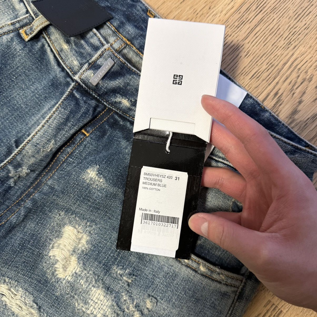 Givenchy Givenchy boro distressed jeans Size US 31 - 9 Thumbnail