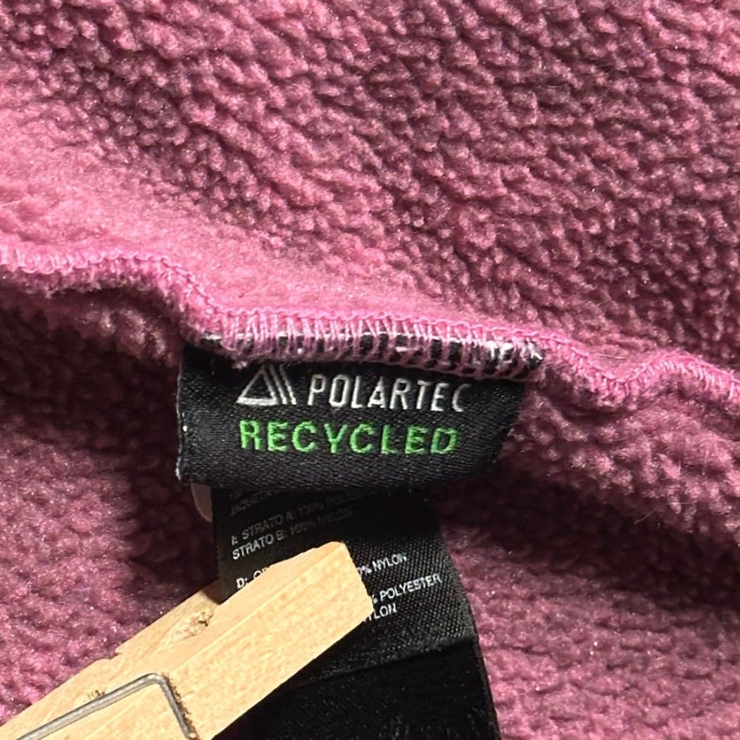 The North Face VINTAGE The North Face Jacket Womens MEDIUM Pink Denali Fleece Polartec Zip Pocket Pockets Size M / US 6-8 / IT 42-44 - 7 Thumbnail