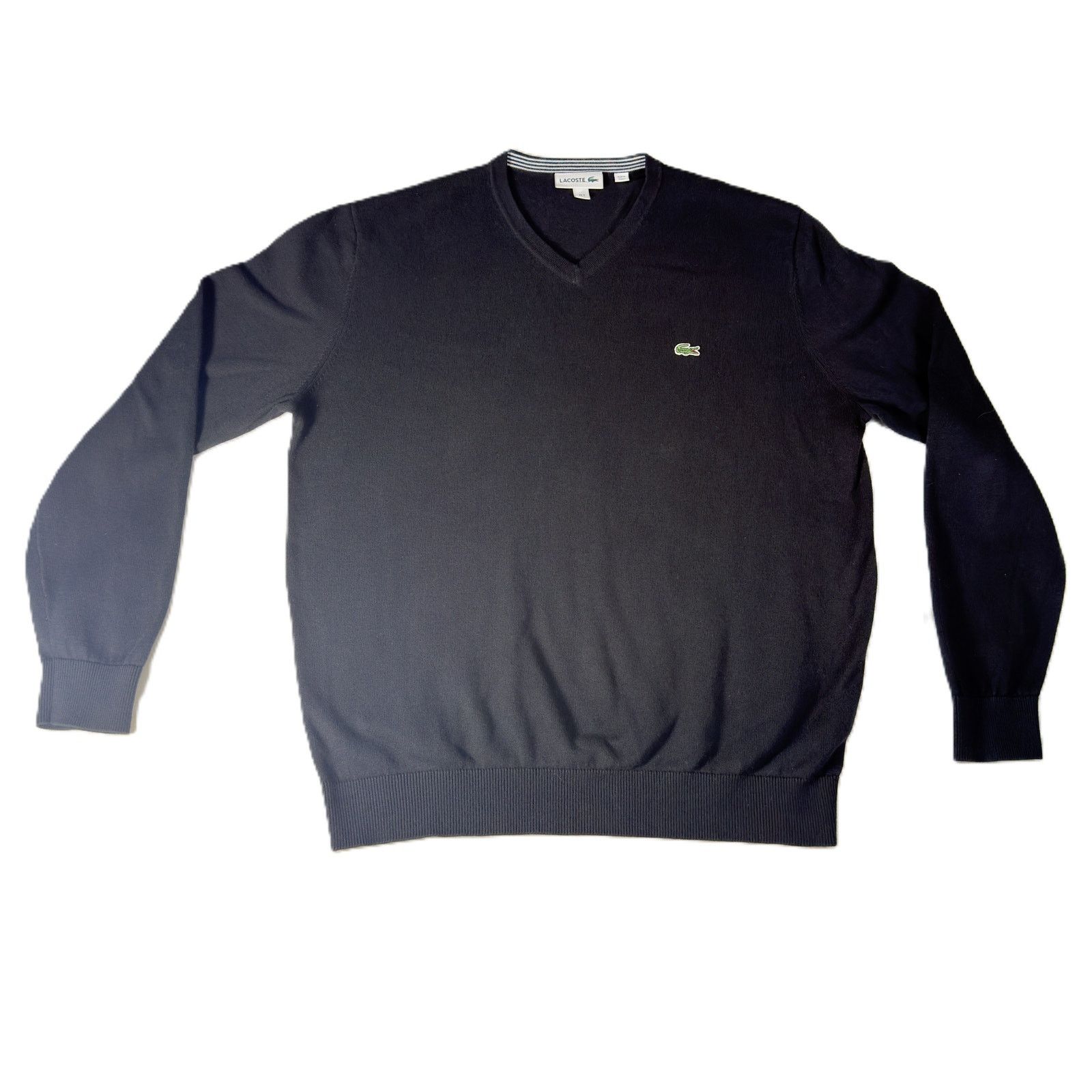 Lacoste × Supreme Supreme LACOSTE Stripe Cardigan Black Large