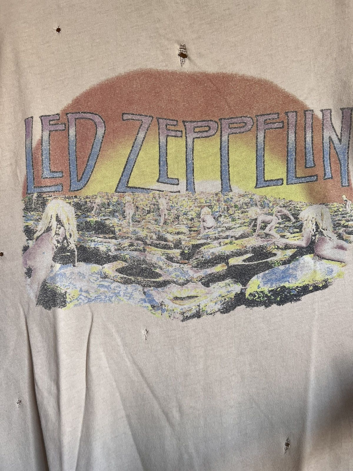 MadeWorn Led Zeppelin MardWorn 1980s Houses of the Holy Size US L / EU 52-54 / 3 - 2 Thumbnail