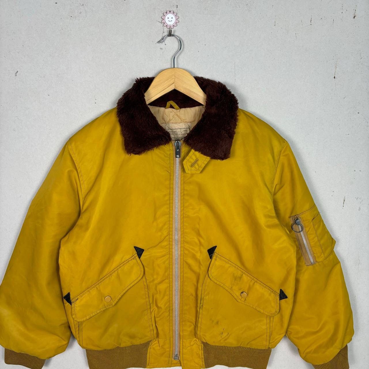Alpha Industries Vintage 70s Alpha Industries MA-10 USAF Tanker Bomber Jacket Size US L / EU 52-54 / 3 - 3 Thumbnail
