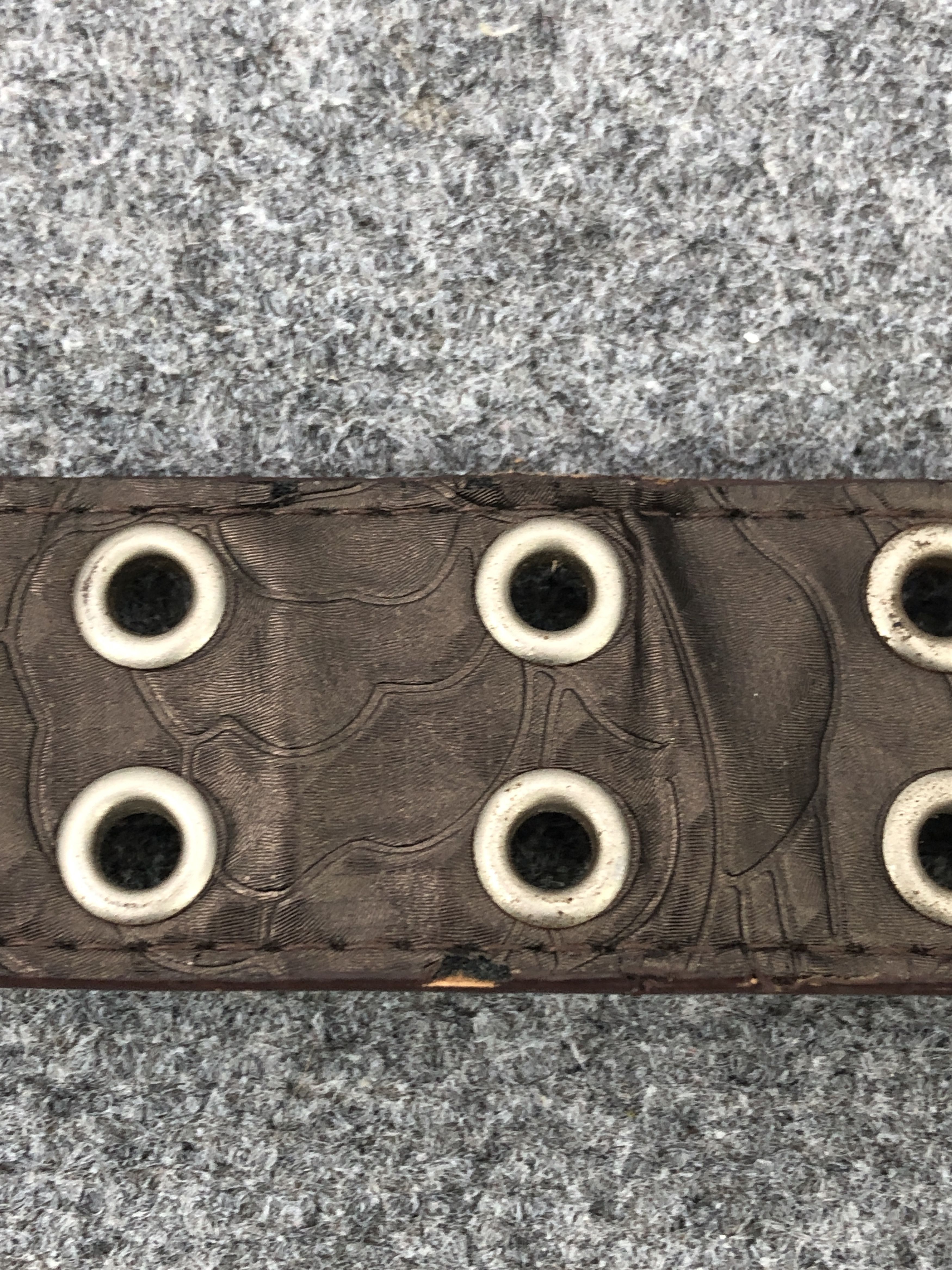 Japanese Brand Vintage Japanese Brand Studded Buckle Leather Belt B0021 Size ONE SIZE - 7 Thumbnail