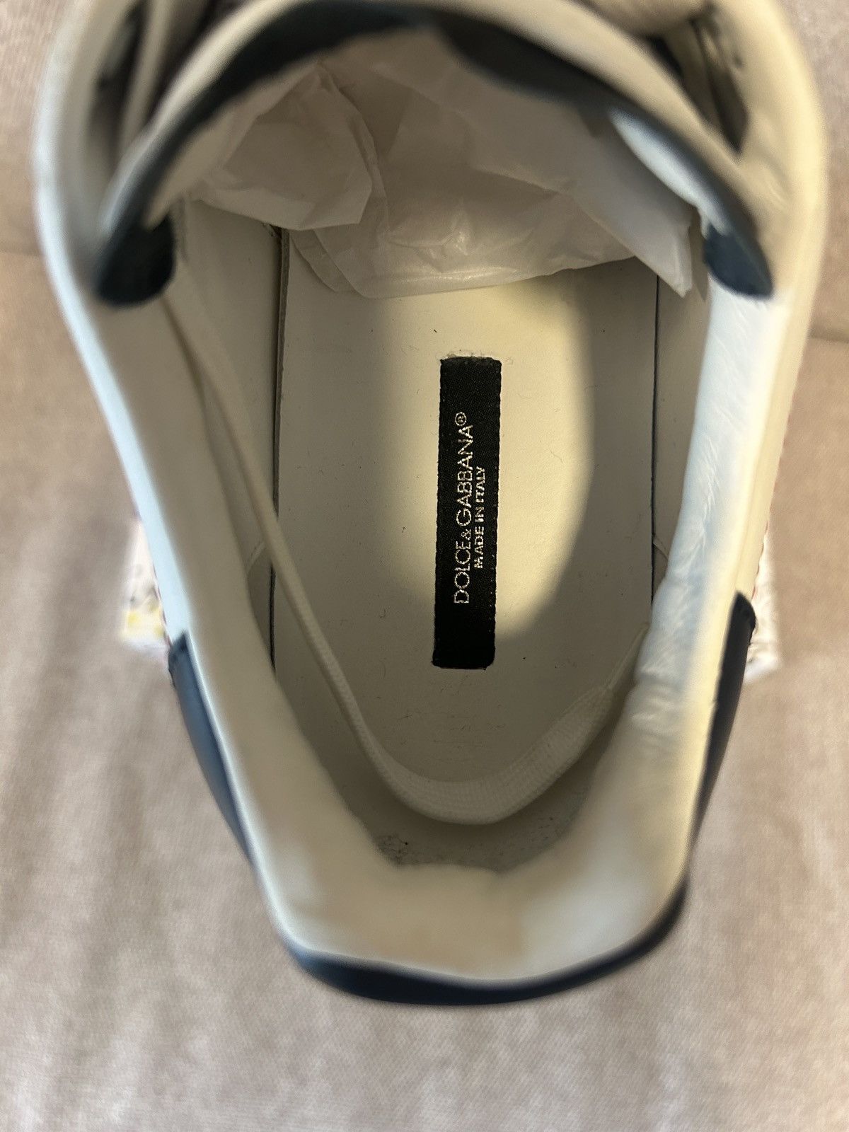 Dolce & Gabbana Dolce & Gabbana Portofino White Black Size US 5.5 / EU 38 - 9 Thumbnail