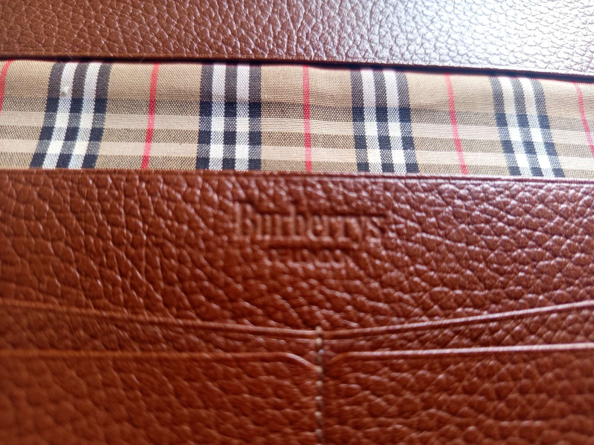 Burberry Burberrys Long Wallet Leather Brown Men Women Vintage Size ONE SIZE - 8 Thumbnail