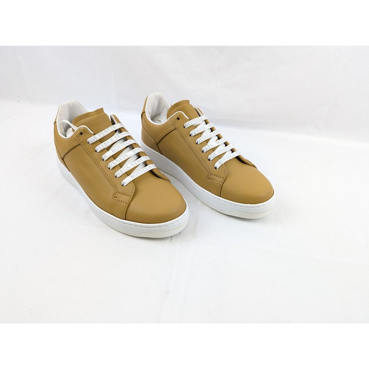 Bottega Veneta o1rshd1 Bolt Calf Sneaker Pelle S.GOMM in Butterscotch Size US 7 / EU 40 - 15 Thumbnail